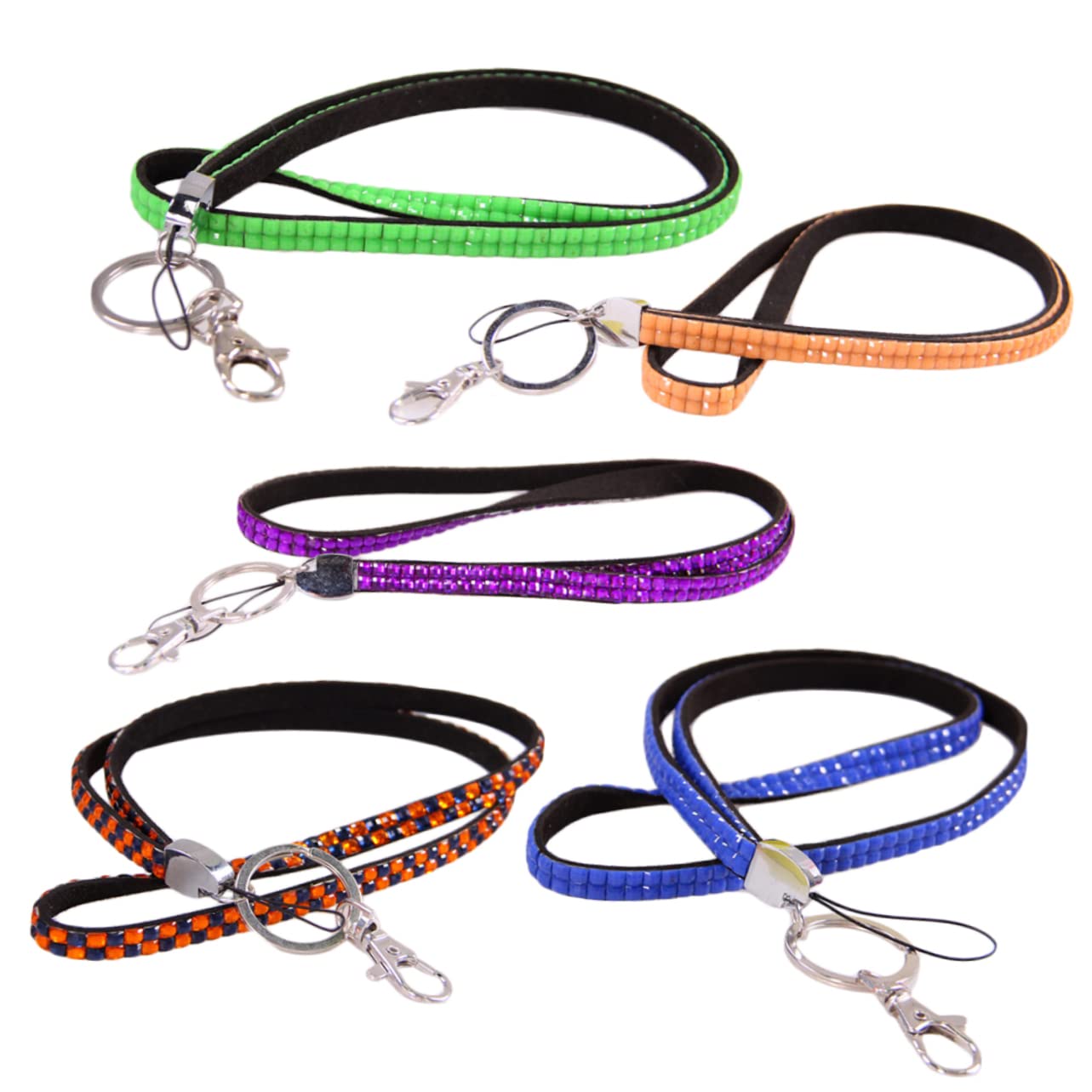 NUOBESTY Teiliges Handy Umhängeband Mit Glitzer Strass Handy Sicherheitsbänder Für Smartphones Für Reisen Shopping Freizeitaktivitäten Zufällig