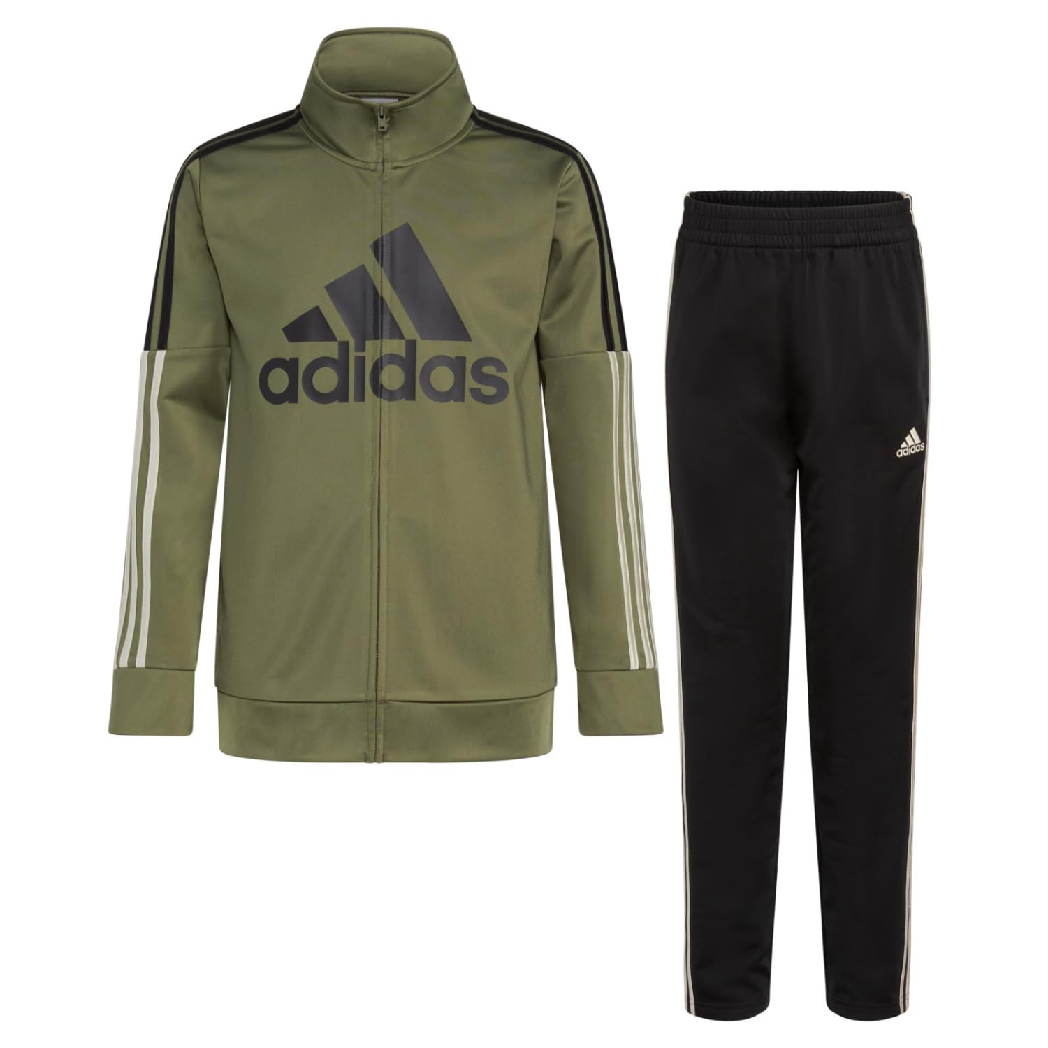 olive green adidas tracksuit