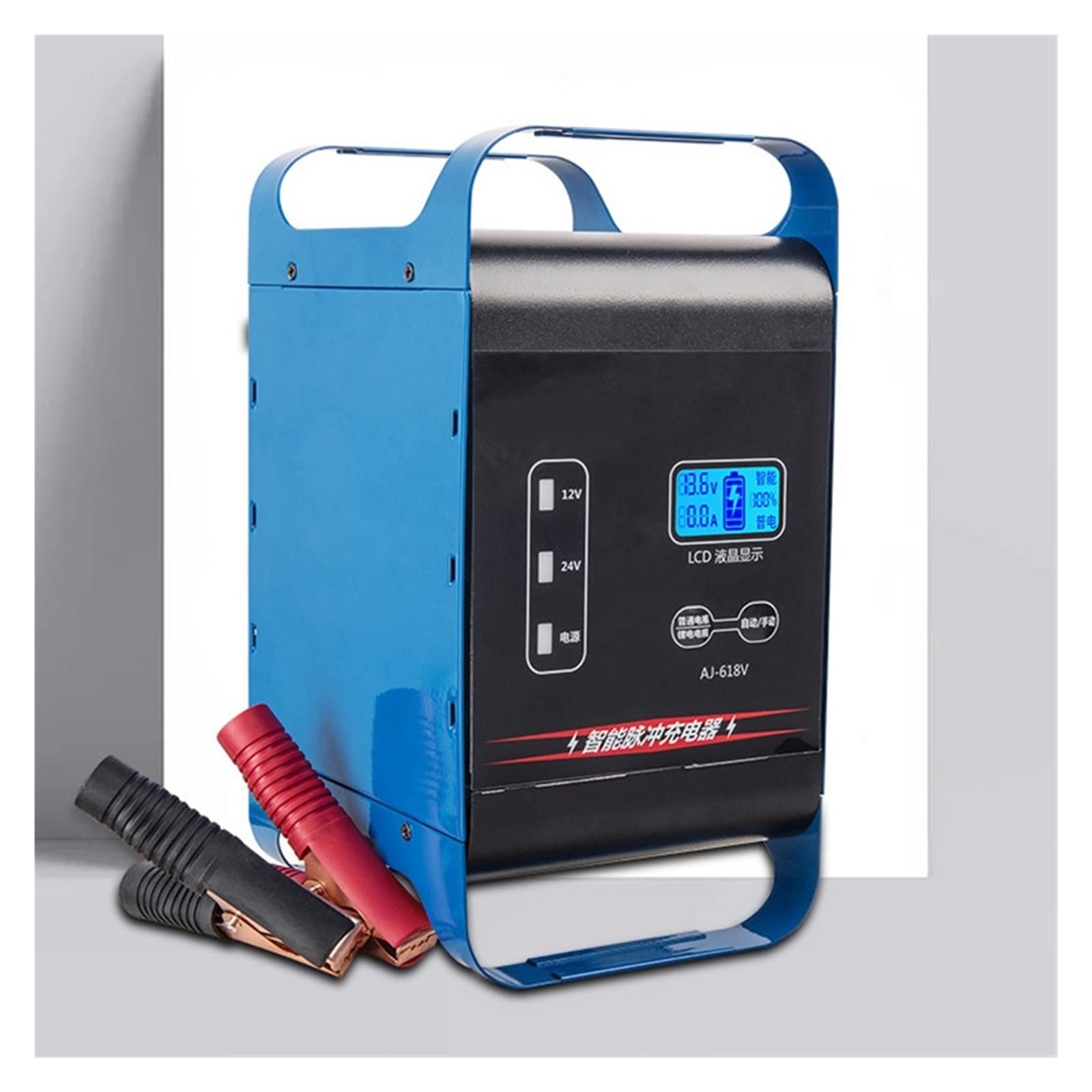 Chargeur de Batterie, Chargeur de batterie de voiture 400W 12V 30A Charge rapide 24V impulsion intelligente chargeur de voiture de grande puissance for SUV camion bateau universel
