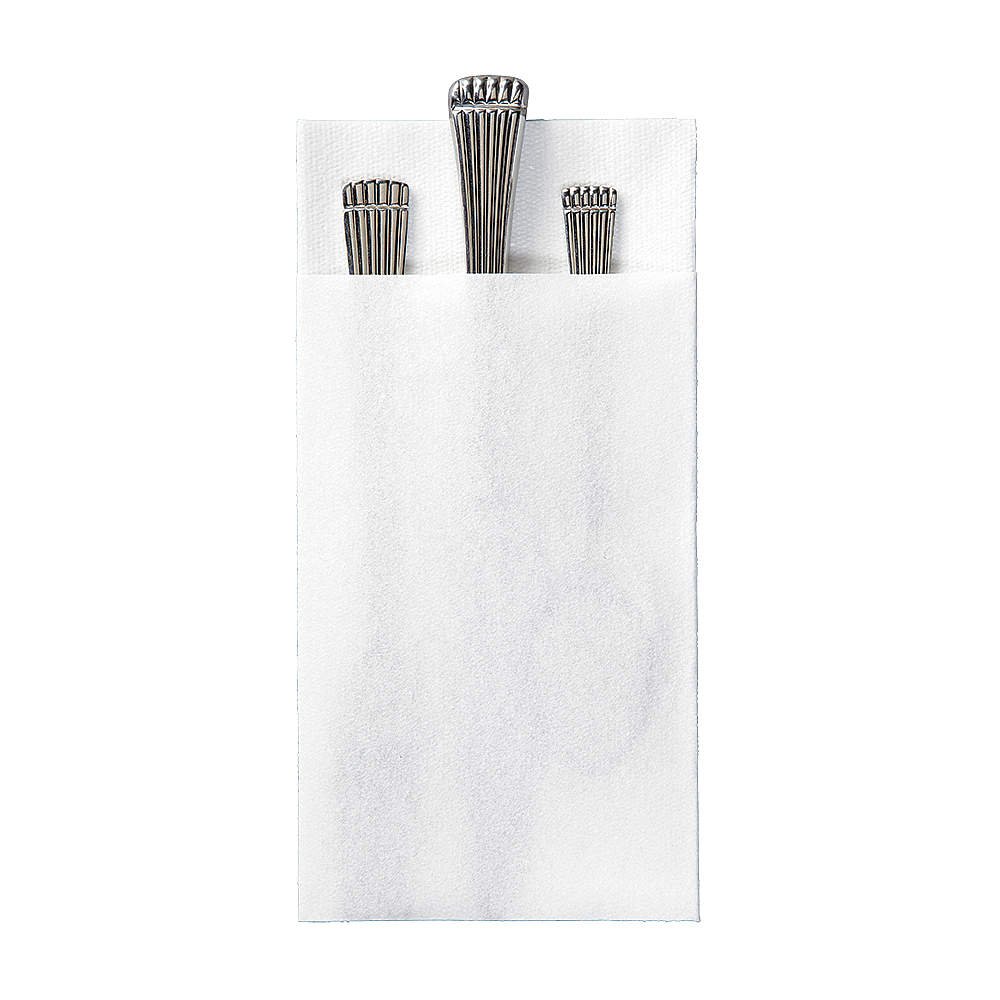 Hoffmaster 120060 – Linen-like Unembossed Cena Servilleta, Pliegue 1/8, 17 Cm De Largo X 17 Cm Ancho, Blanco (caso De 300