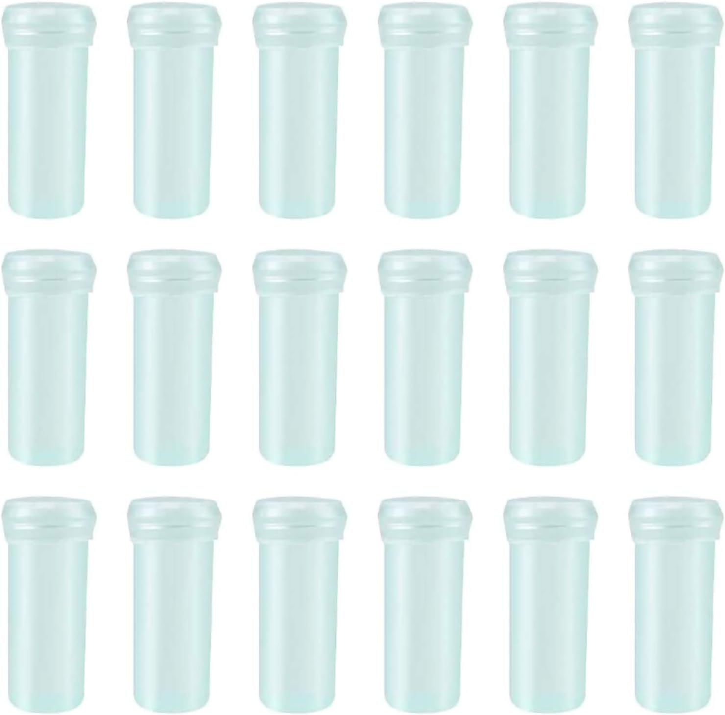 50 Tubetti Trasparenti Per Fiori Con Tappo - Prolunga La Freschezza Dei Fiori Recisi, Ideale Per Composizioni