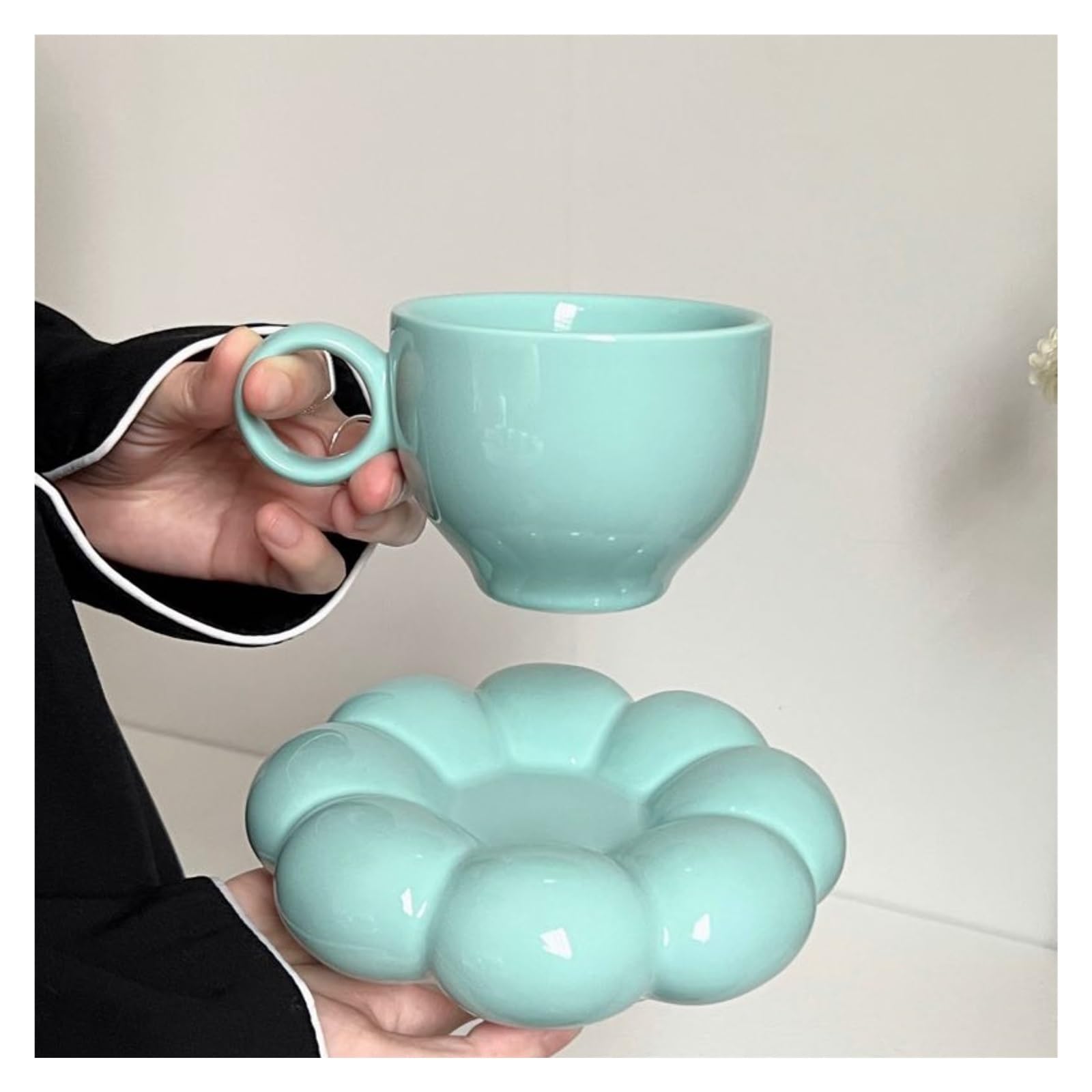 Tazas Y Jarras De Café Taza De Café De Cerámica Nórdica Taza De Desayuno Para Té Cacao Y Leche