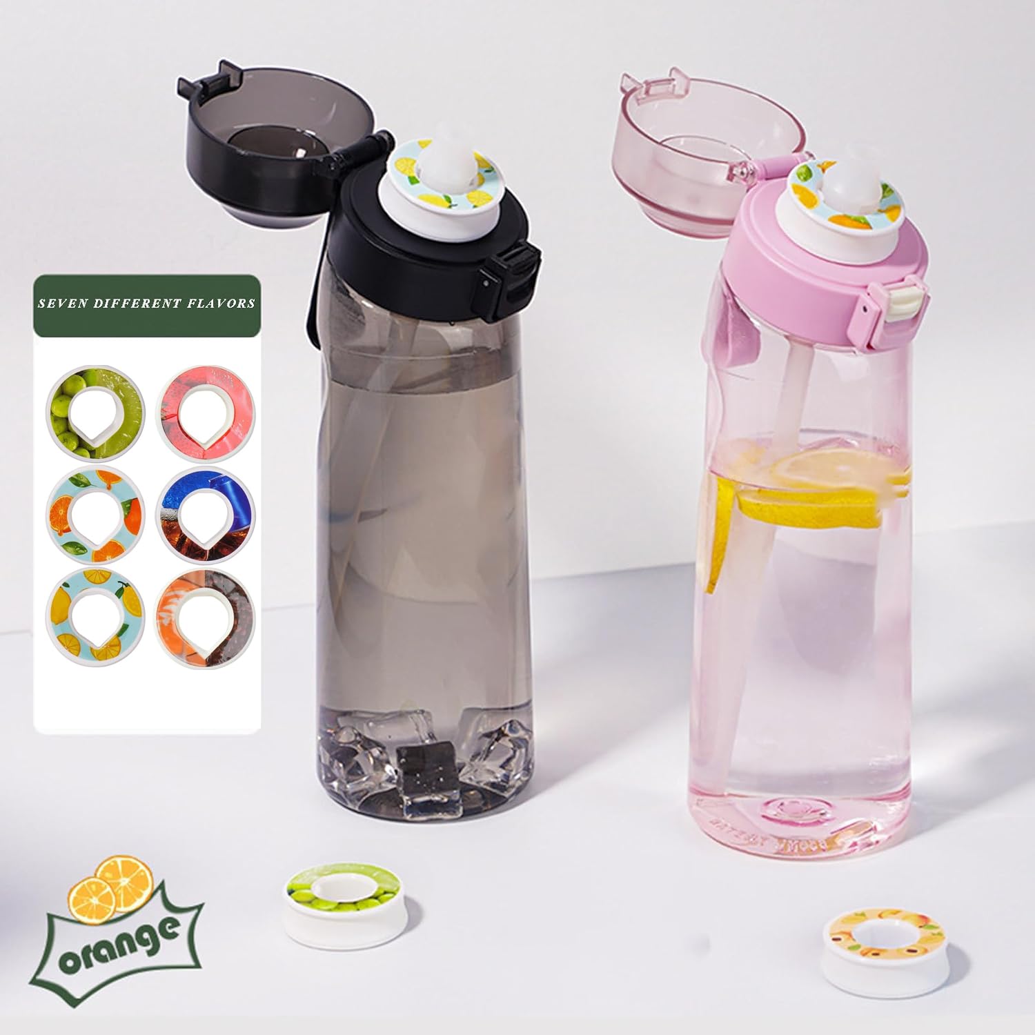6 PCS Air Flavour Pods per bottiglie Air, disponibili in diversi gusti, adatte alle nuove bottiglie d'acqua aromatizzate
