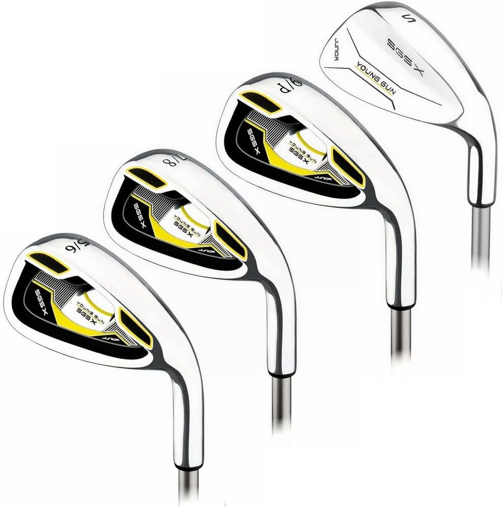 Young Gun SGS X Junior Kids Golf Right Hand Irons & Wedges Age: 3-5