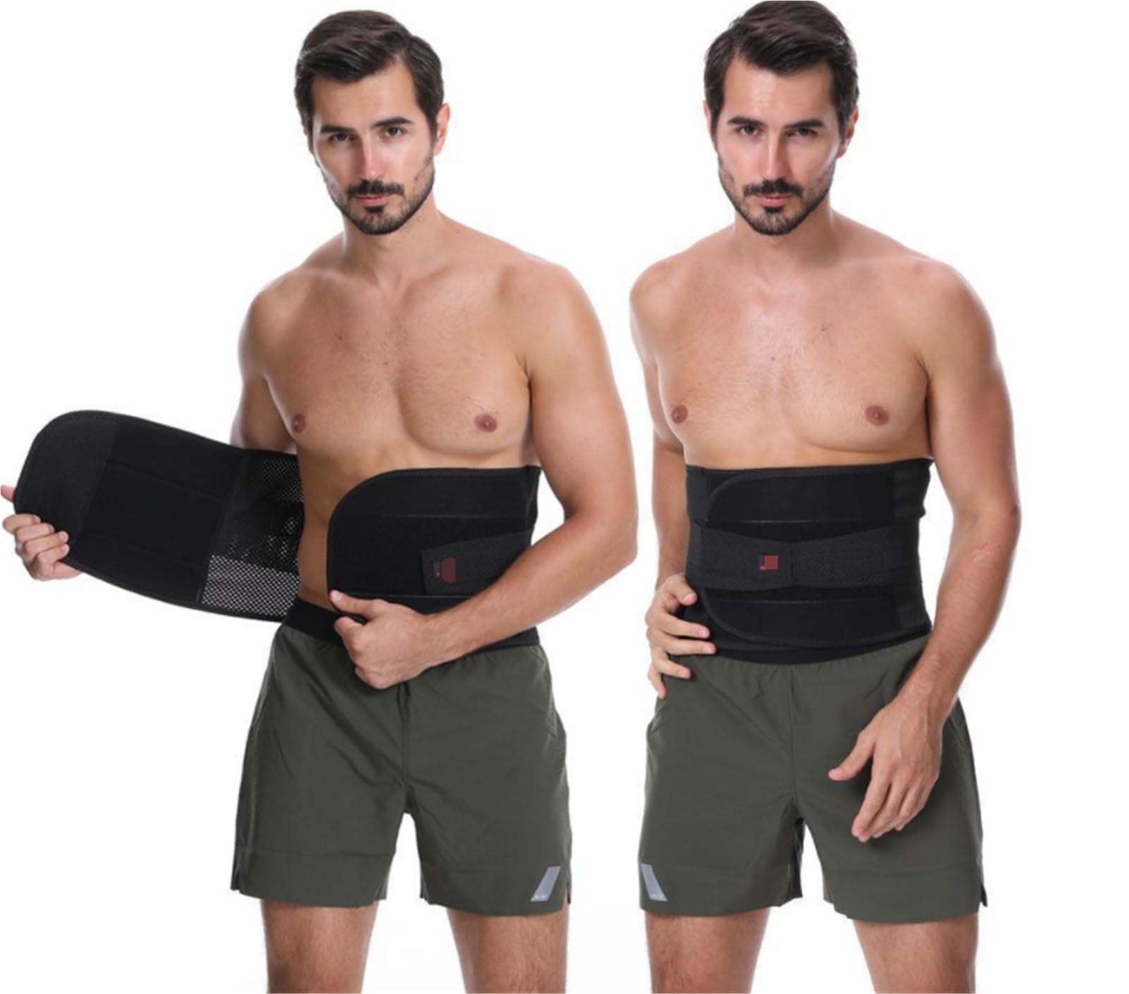 Fascia Lombare Cintura di Supporto for La Schiena for Vita Inferiore Unisex Protezione for Fitness Supporto Schiena | XXL