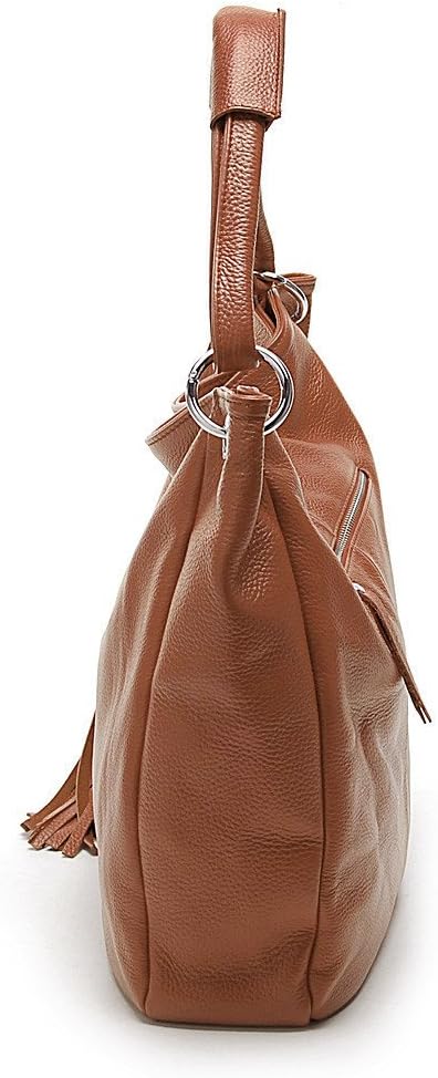 zency 100% Soft Genuine Leather Ladies Shoulder Bags Tassel Women's Handbag Messenger Satchel Crossbody