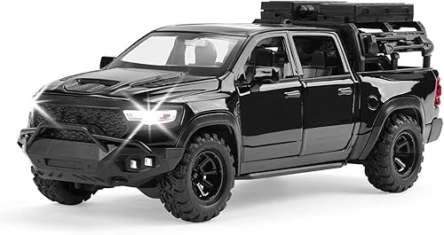 Toy Mammoth - Camión de juguete para niños de más de 3 años, camión de metal fundido a troquel con sonido y luz, camión de juguete de aleación 1:32