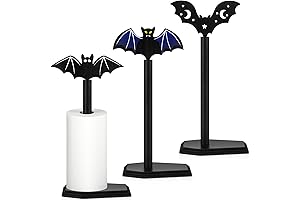 3 Pcs Halloween Bat Paper Towel Holder Gothic Paper Towel Holder with...