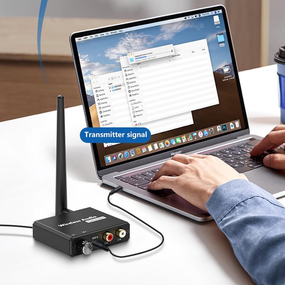 Malloy Adapter audio bez, nadajnik-odbiornik bez, konwersja g?o?nik�w przewodowych na g?o? bez