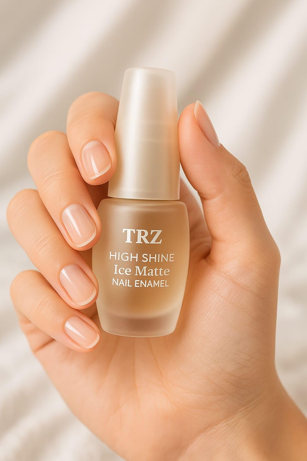 Professional Top Coat - Shine Finish Long Lasting, For Nail Art Design Top Shine Coat Matte Transparent Shiny Coat Nail Paint Set Of 1-image-1