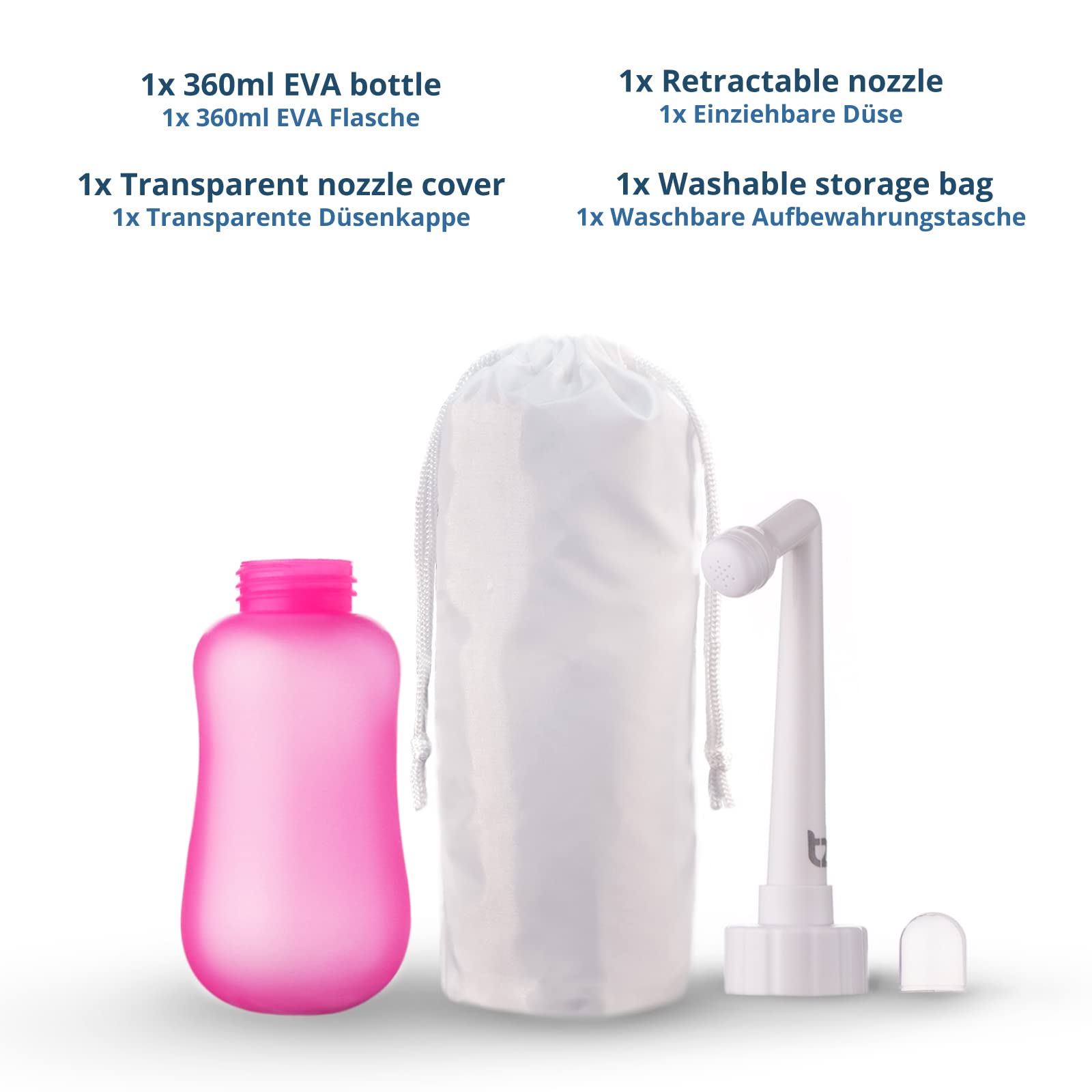 T2 Bouteille Périnéale - Bidet Portable Post-partum, Soulage Douleurs  Périnée - Bouteille Compressible 450ml, Embout Coudé 60°, 45 - Cdiscount  Bricolage