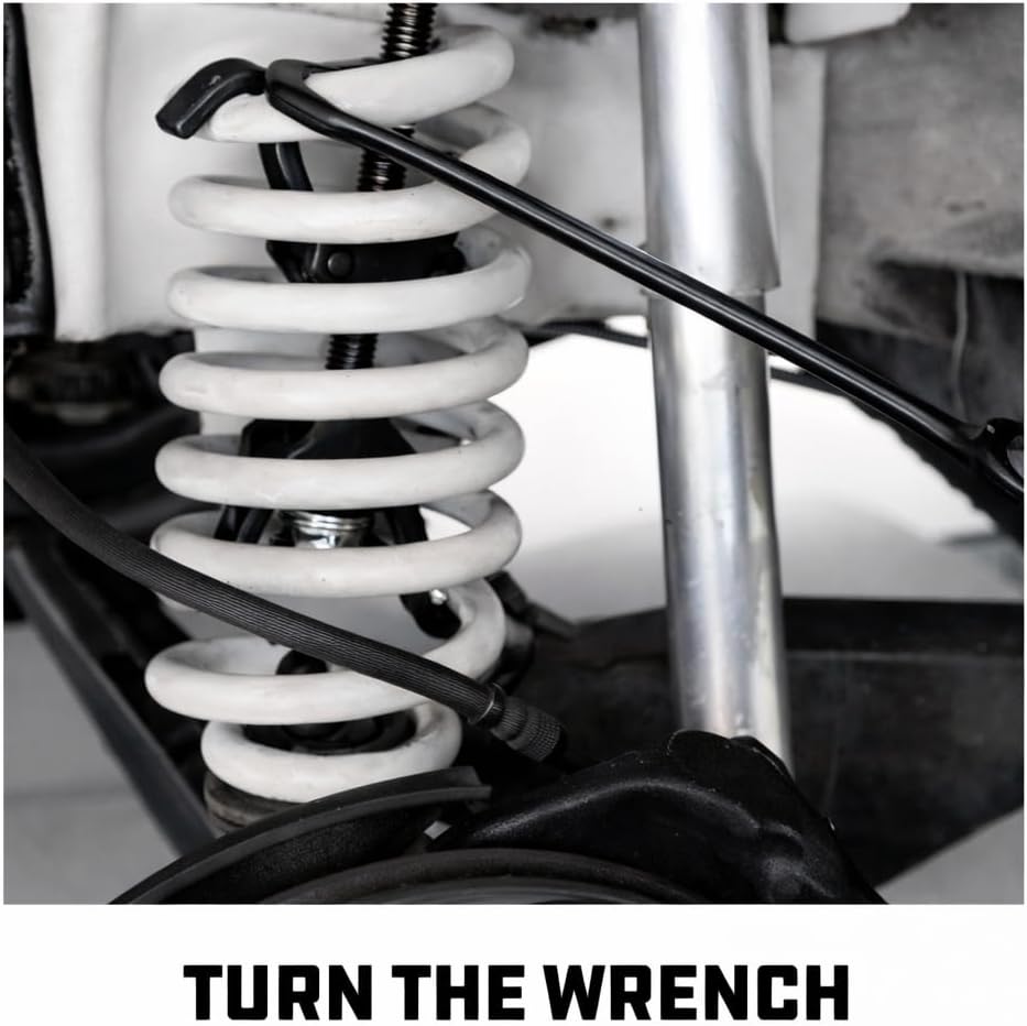 Powerbuilt Strut Coil Spring Compressor Tool Kit, Compress, Remove and Install Vehicle Strut and Coil Springs Set for Vehicles, Storage Case 648628, Black