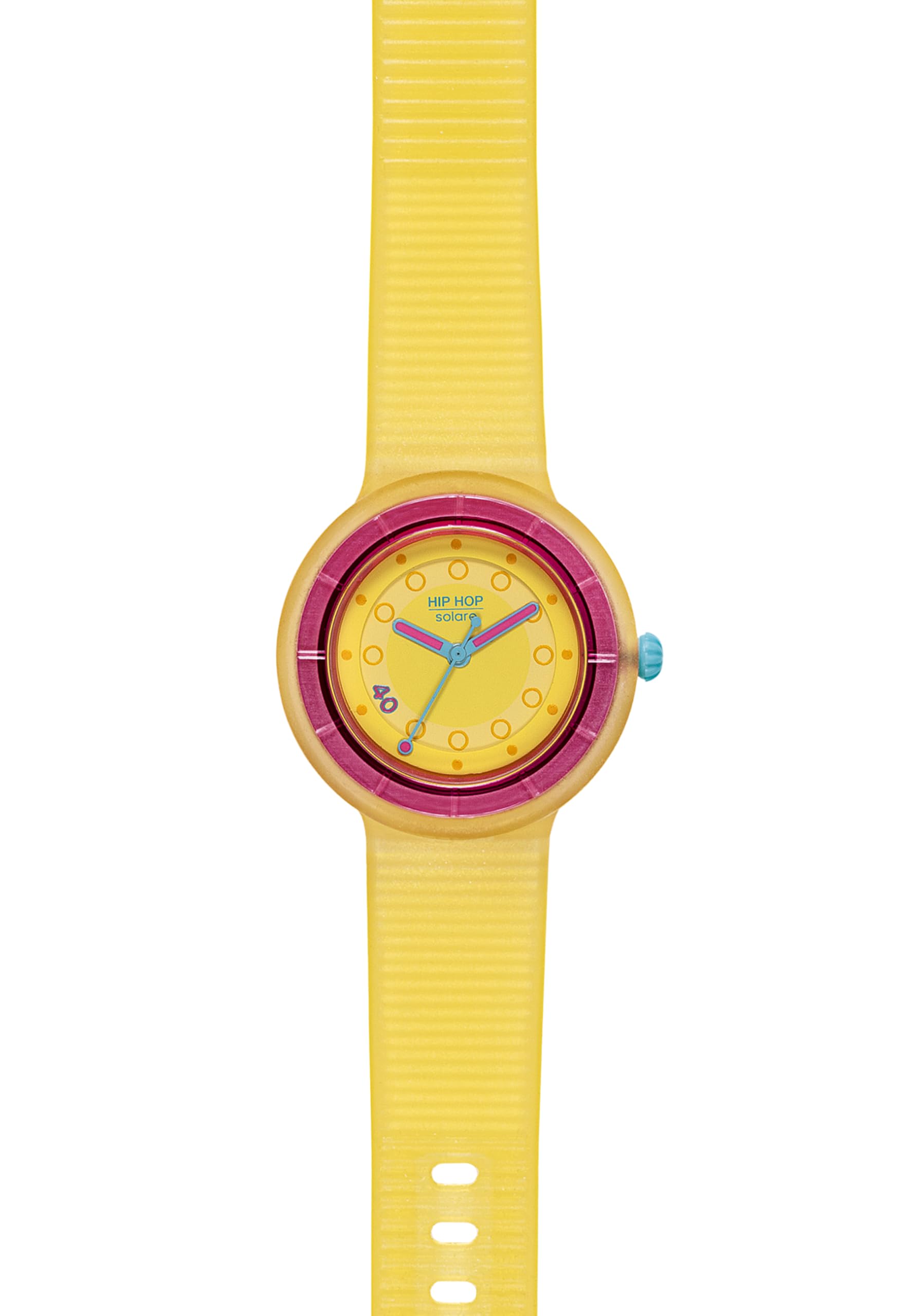 HIP HOP, Zegarek Hero.DOT_Solar, ekskluzywna edycja, ruch słoneczny, przyjazny dla środowiska silikonowy pasek, stalowy zapięcie, obudowa 34 mm, wodoodporny