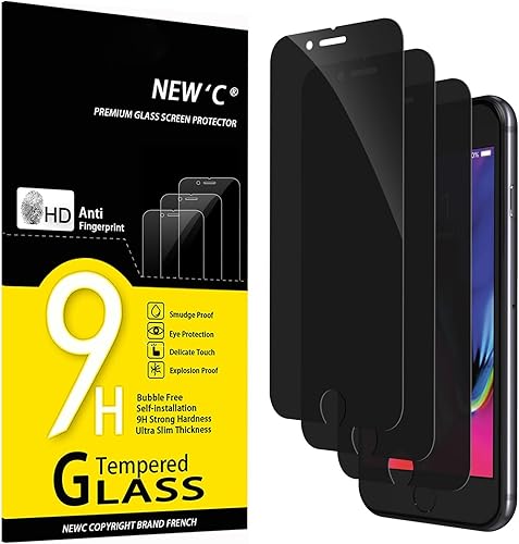 Miniatura 33 de NEW'C Paquete de 3 protectores de pantalla diseñados para iPhone 14, iPhone 13, iPhone 13 Pro (6.1 pulgadas), protección de vidrio templado