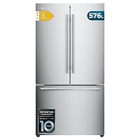 Cecotec Frigorifero French Door 576 l Total NoFrost Bolero CoolMarket FD 576 Inox