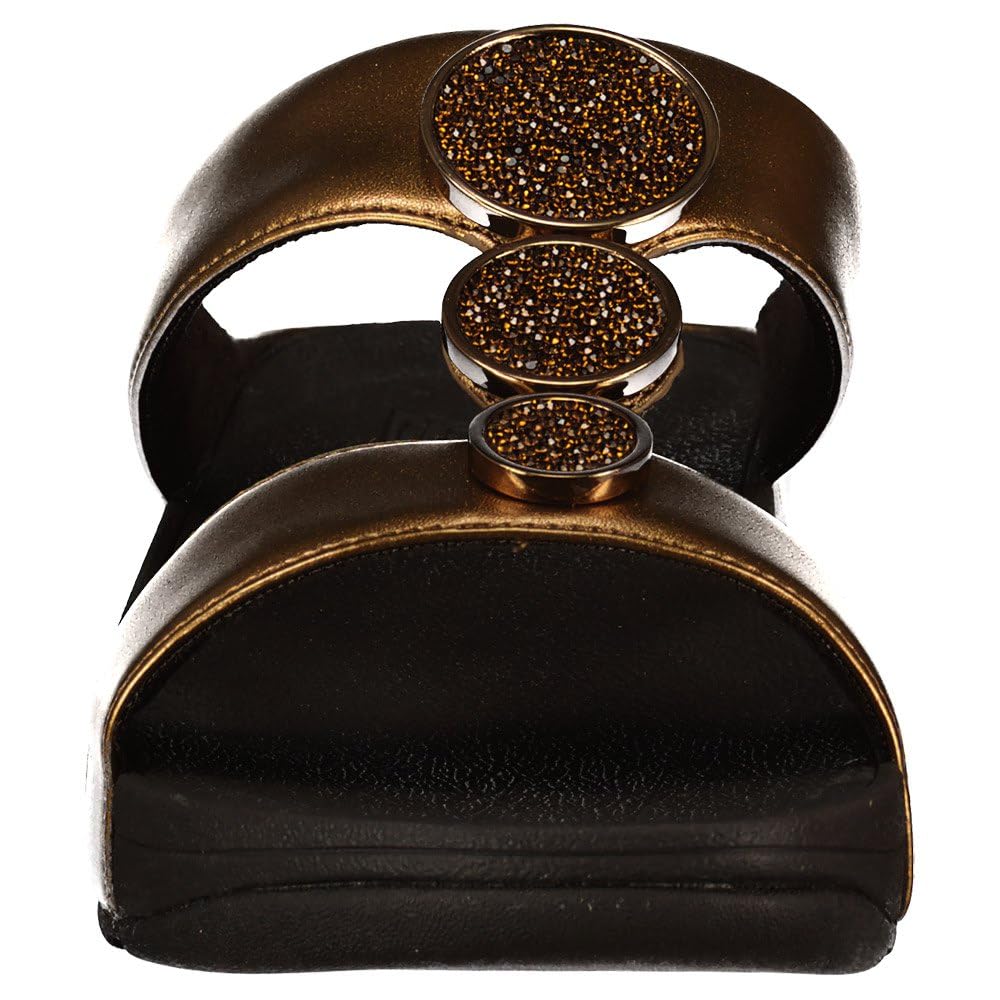FITFLOP Halo Bead Circle Metallic Sandalias