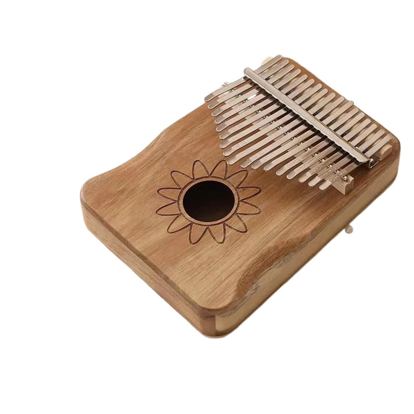 Kalimba 17klawiszowy Fortepian Kciukowy Z Korpusem Mahoniu Kreatywny Instrument Muzyczny Kalimba(7)
