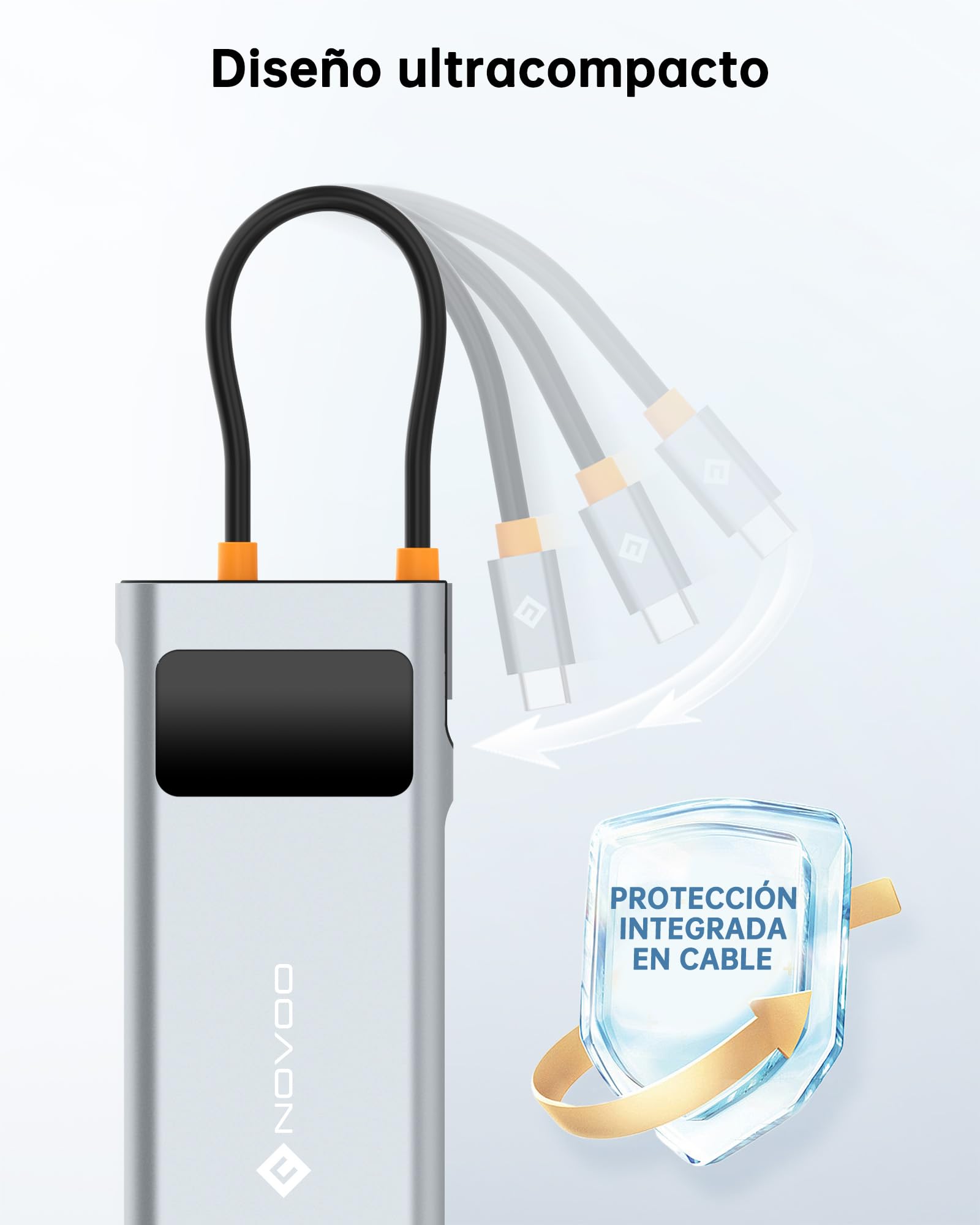 NOVOO Docking Station USB C 12 en 1, Triple Pantalla