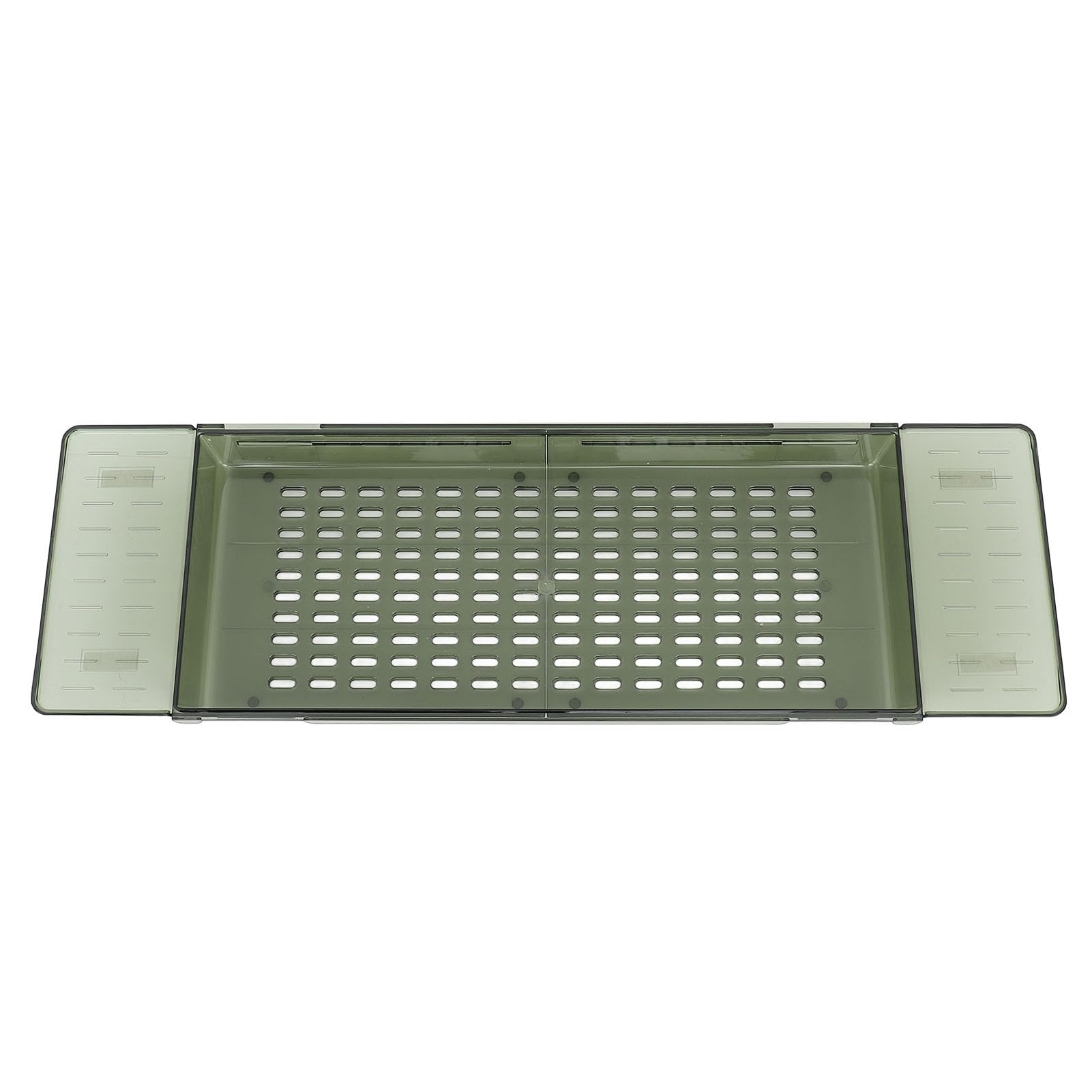 Plateau de Baignoire Réglable pour Baignoire avec Plusieurs Trous de Drainage, Extensible de 56,5 Cm à 80 Cm, Matériau PET de qualité Supérieure, adapté à Différents Types de