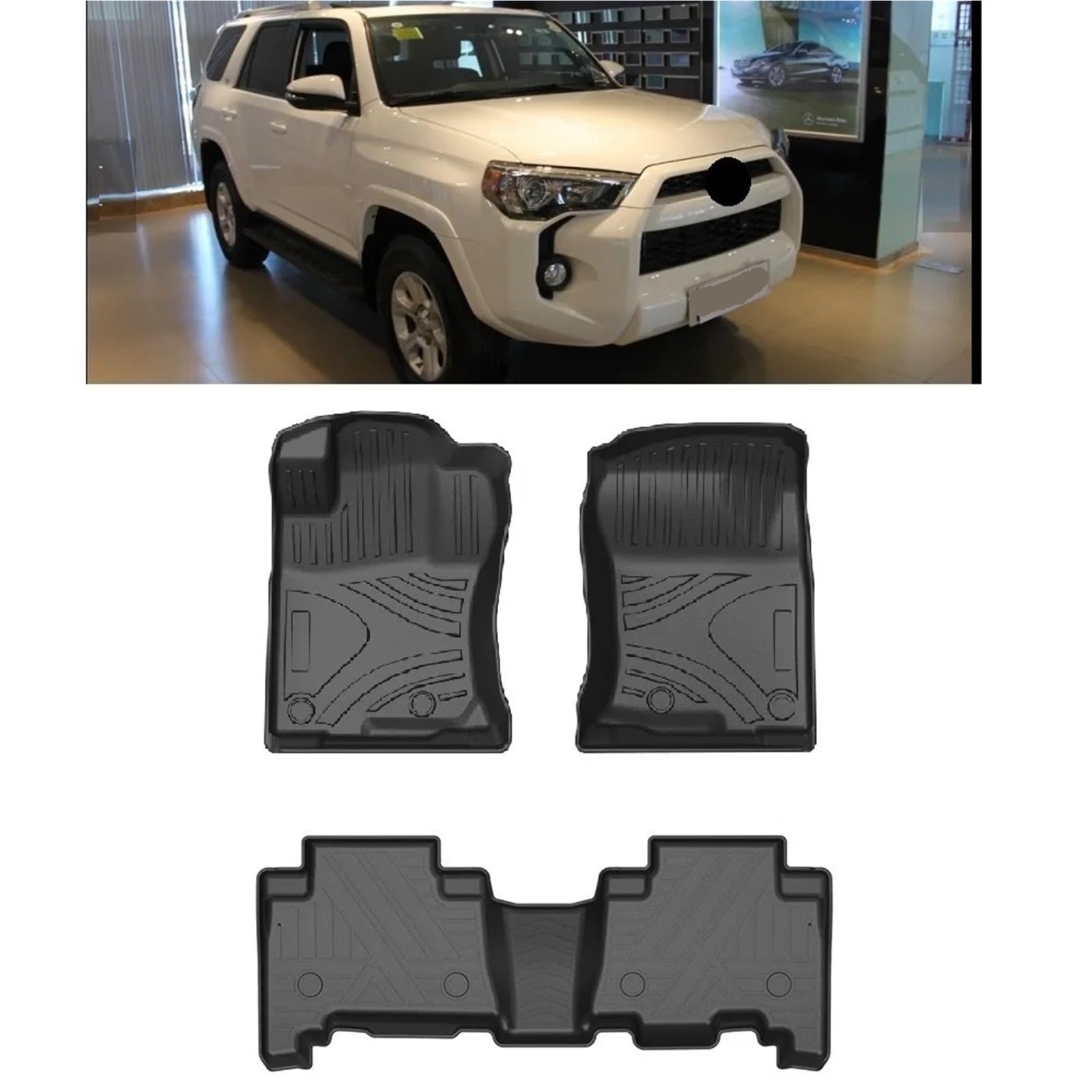 Alfombrillas para Toyota para 4Runner 2014-2020 Alfombrilla Interior 3D