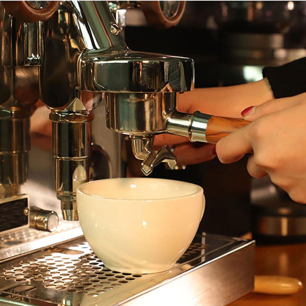 Portafiltro da caffè senza fondo da 54 mm, filtro per caffè riutilizzabile a doppio beccuccio, manico a tre orecchie, per macchina da caffè 870 880 (tipo B)