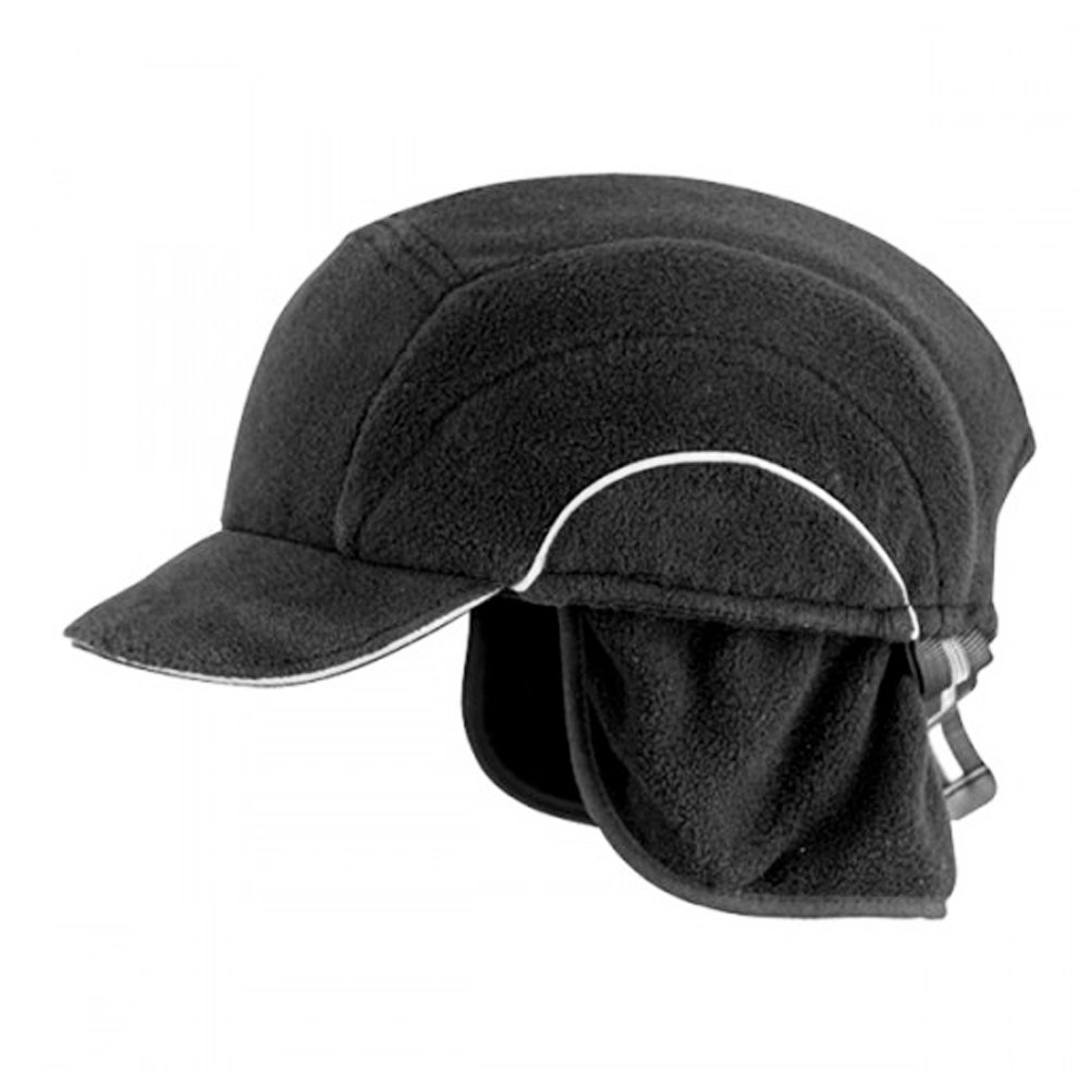 Gorra Seguridad Invierno ABS Forro - Visera 5 cm - Norma: EN 812 - Testada hasta -30ºC - Color: Negro
