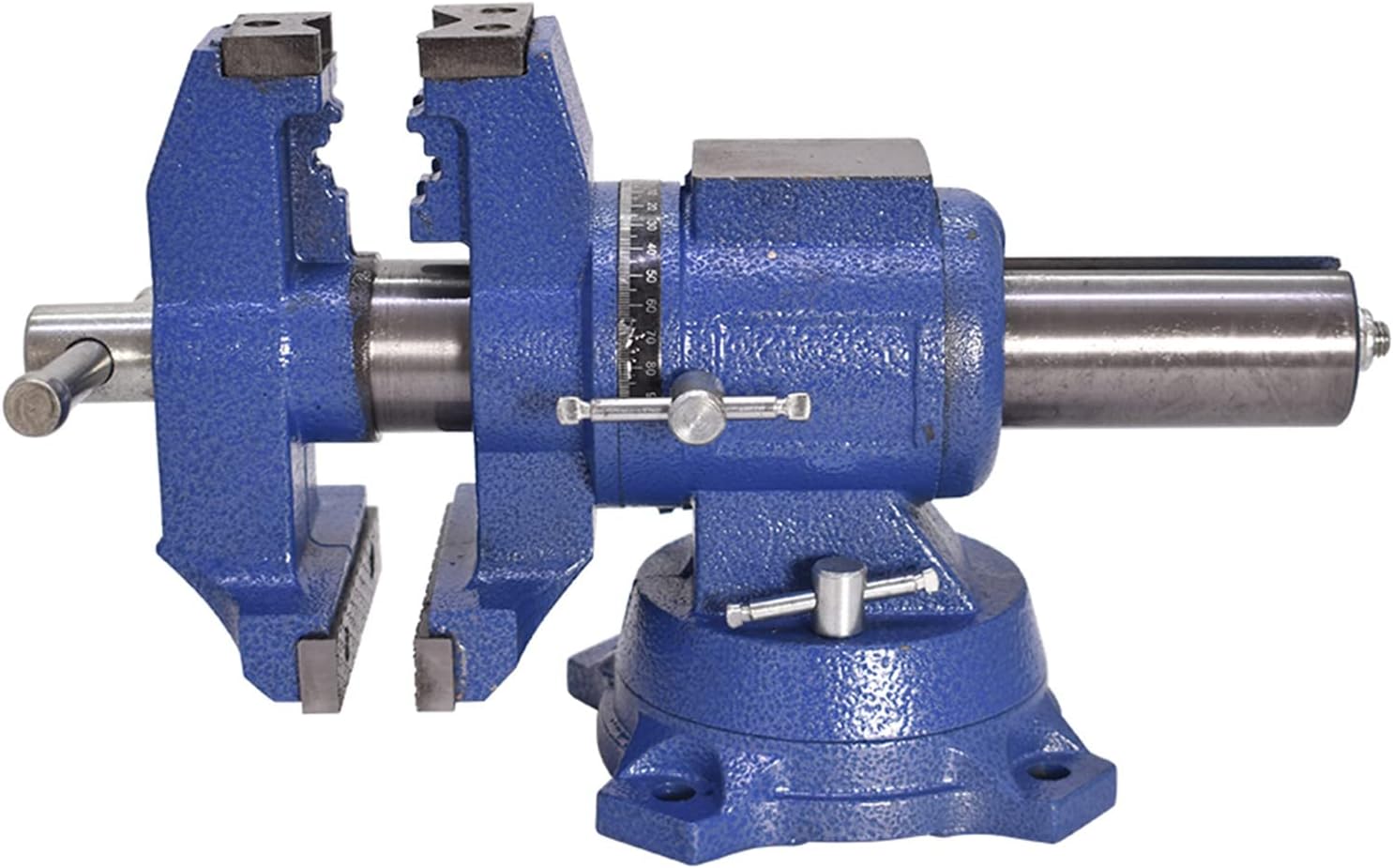 TINVHY 4Inch Multi Purpose Heavy Vise, MultiJaw Bench Vise with