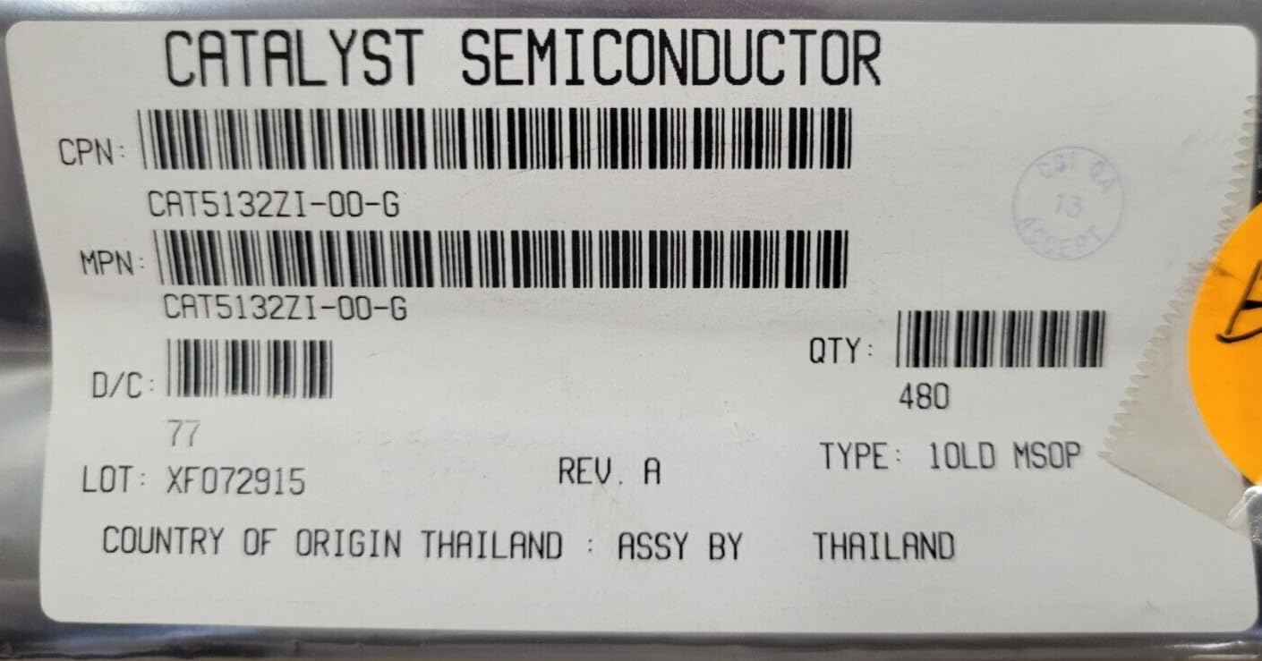 Brand New (1 PCS) CAT5132ZI-00-G Catalyst DIGIPOT with 128 TAPS and