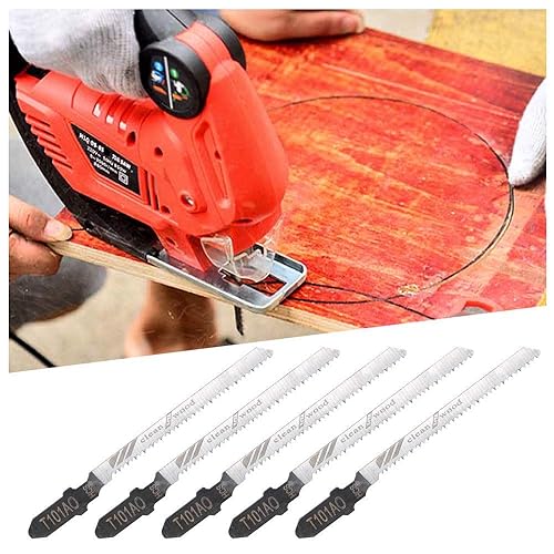 Miniatura 5 de Hojas de sierra de calar, 5 piezas T101AO T101AO hoja de sierra de calar universal surtido para cortar metal, madera, PVC y más, apto para Bosch,