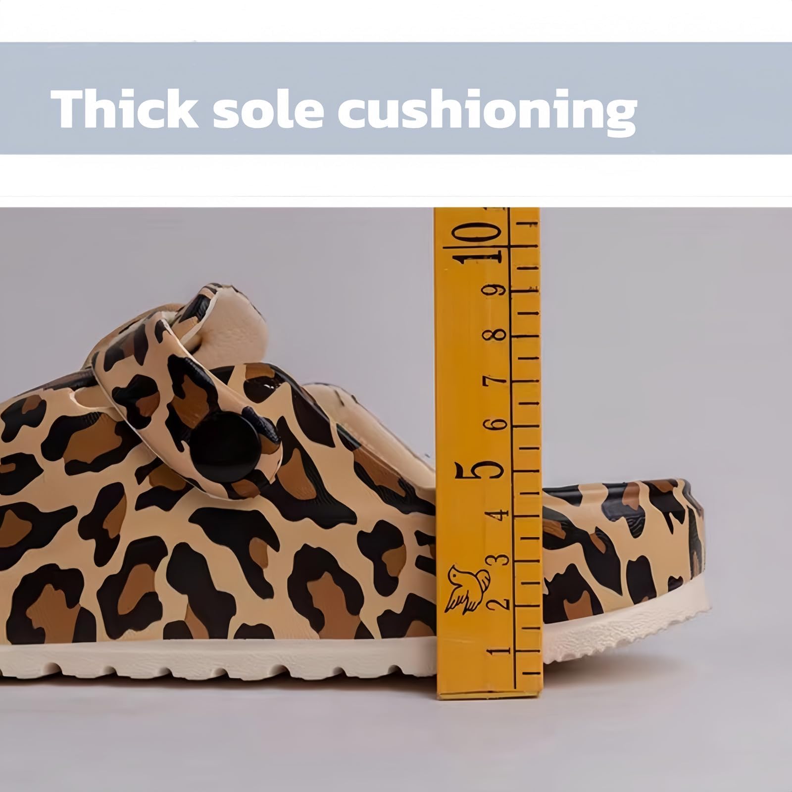 ELIOGN Sabots Jardin Femme EVA - Mules Confortables Imprimées | Idéal pour la maison, le jardin et l'extérieur. Mousse EVA imperméable, légère et facile à nettoyer.