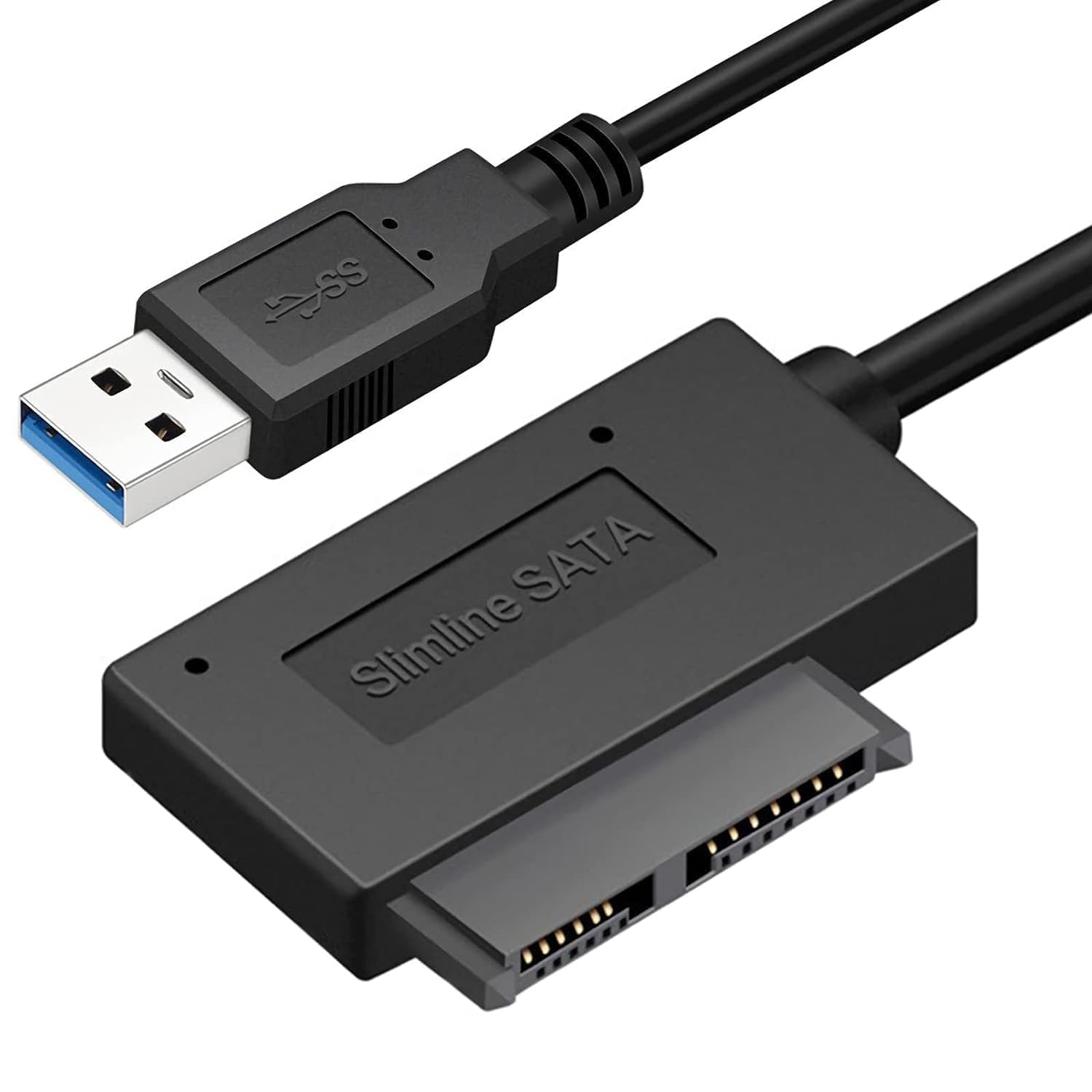 VOOCME USB 3.0 to 7+6 13Pin Slimline SATA Cable Adapter for Laptop Cd DVD ROM Optical Drive-picture-34