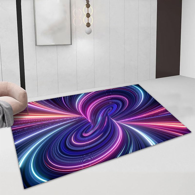 Tapis de sol noir blanc antidérapant ZORZA pour sécuriser et décorer