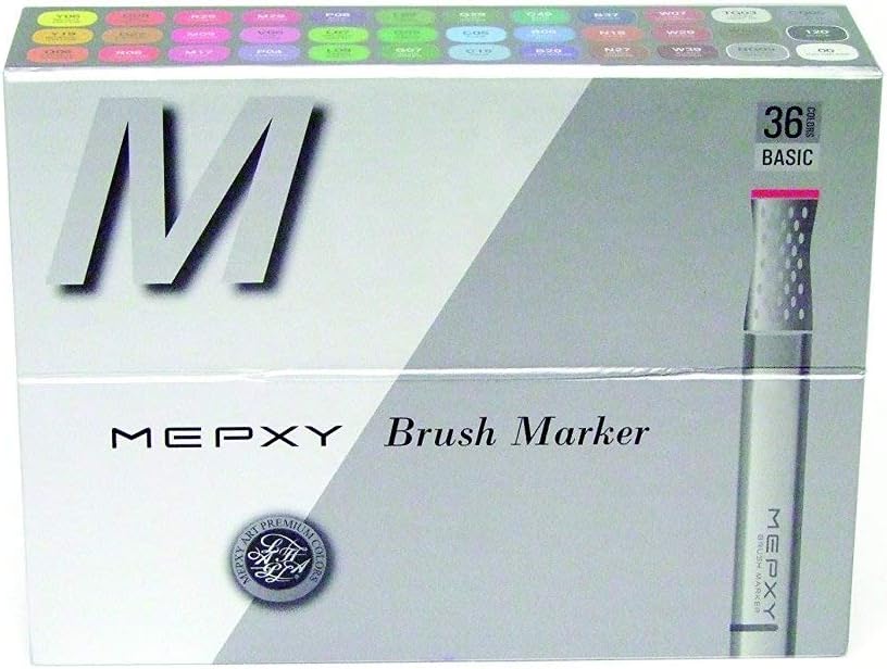Mepxy Brush Marker Set of 36color - Basic