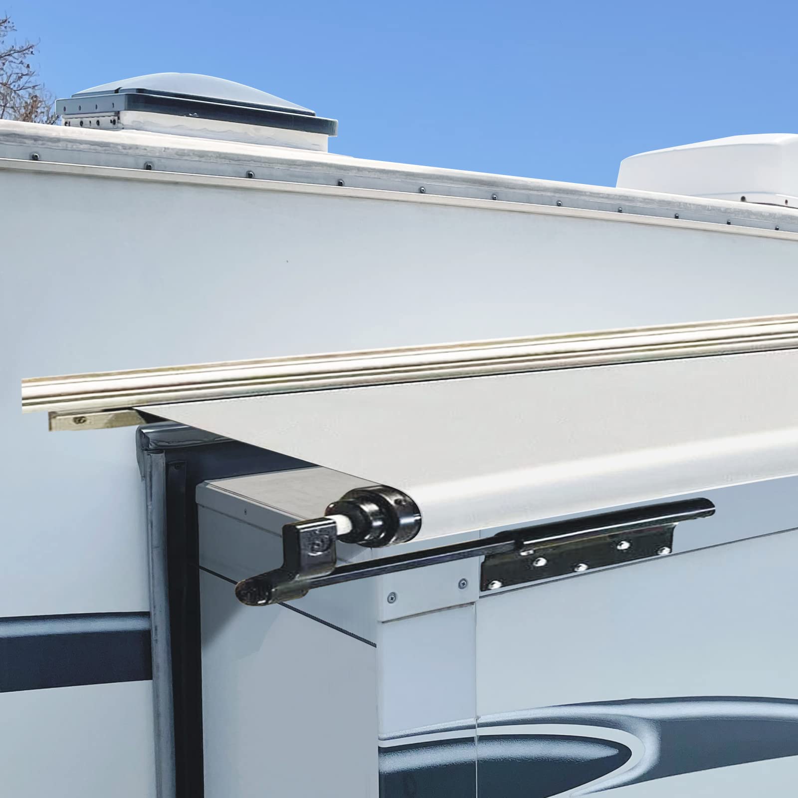 Buy DulepaxRV Slide Out Awning Fabric Replacement(46" x 110", White