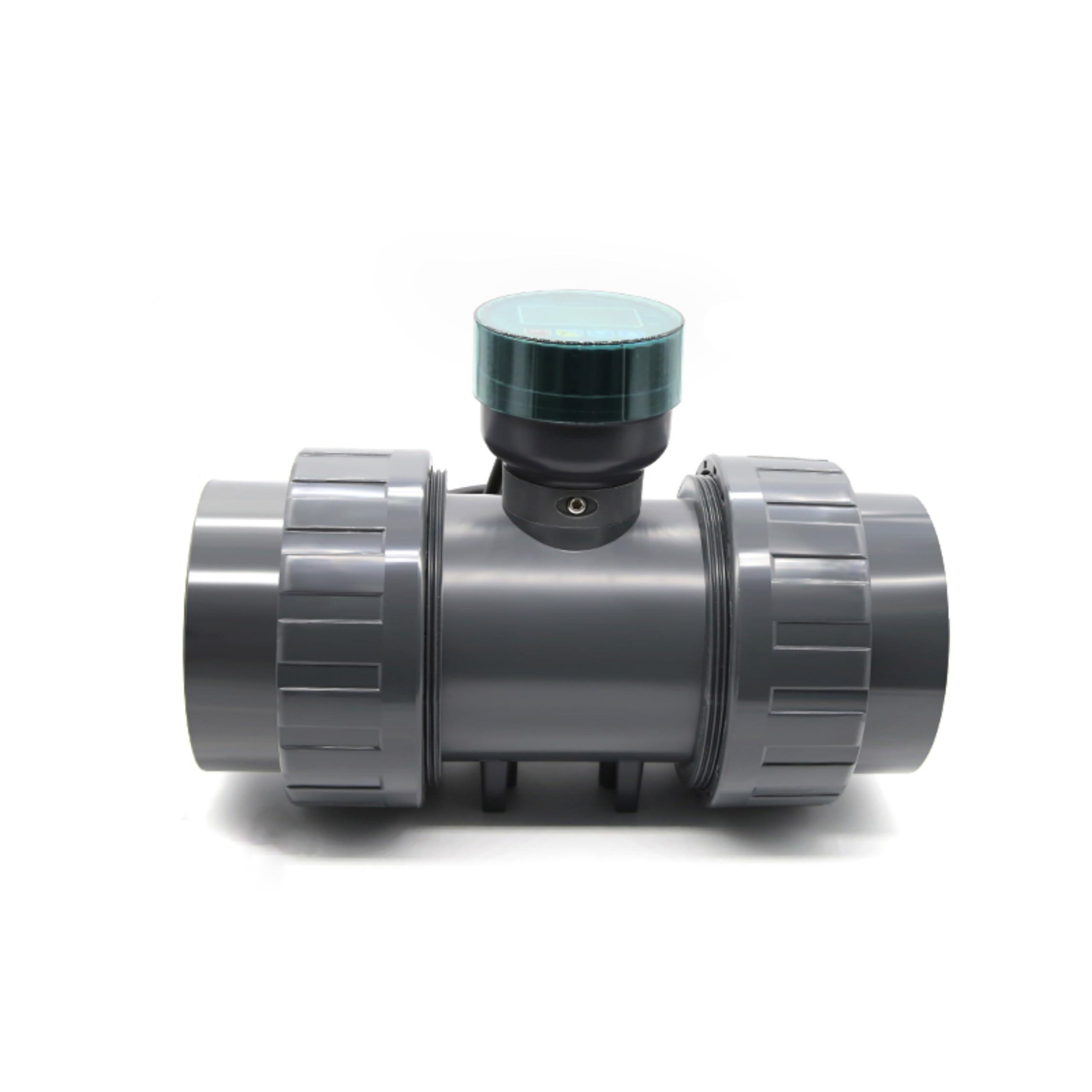 Sensor de Flujo de Agua con Pantalla Digital de 1-1/2 Pulgadas, caudalímetro, Control Remoto de transmisión de señal, Pantalla de Control de Flujo de Agua