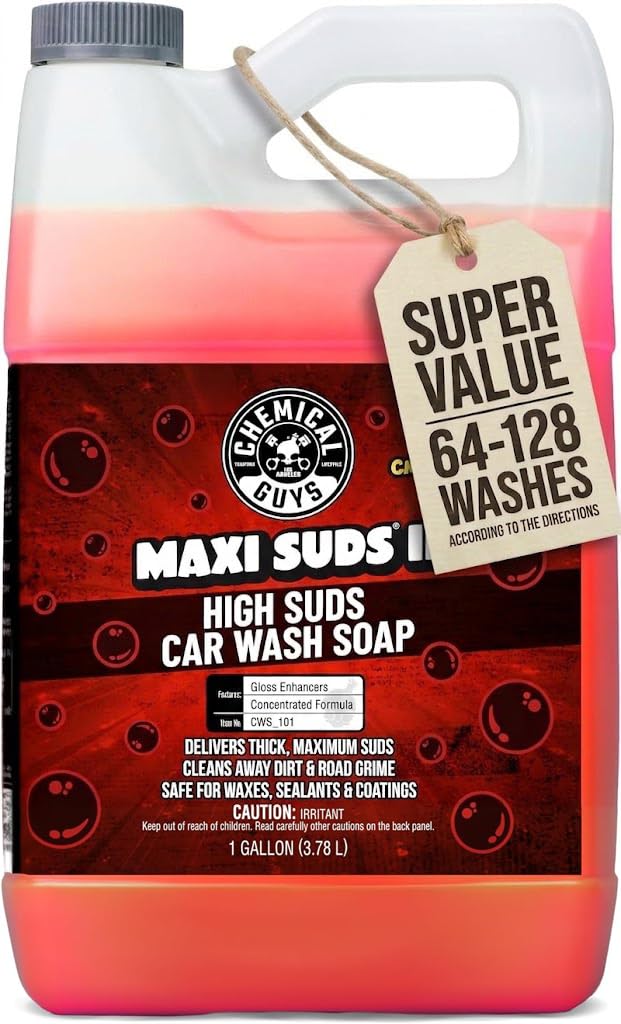 Amazon.com: Chemical Guys, Maxi Suds II Foaming Car Wash Soap