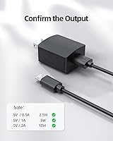 Vista 3 de Adaptador de CA para Nintendo NES Classic Edition 2016, Super NES Classic 2017, consola clásica Playstation con cable de cargador micro USB de 5