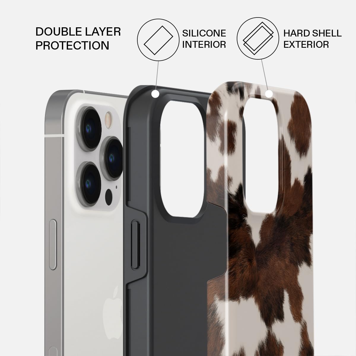 BURGA Etui na iPhone 14 Pro – Dwuwarstwowa Hybrydowa Obudowa z Amortyzującym TPU, Odporna na Zarysowania, Podniesiona Ramka dla Ochrony Ekranu, Kompatybilne z MagSafe do Codziennego Użytku
