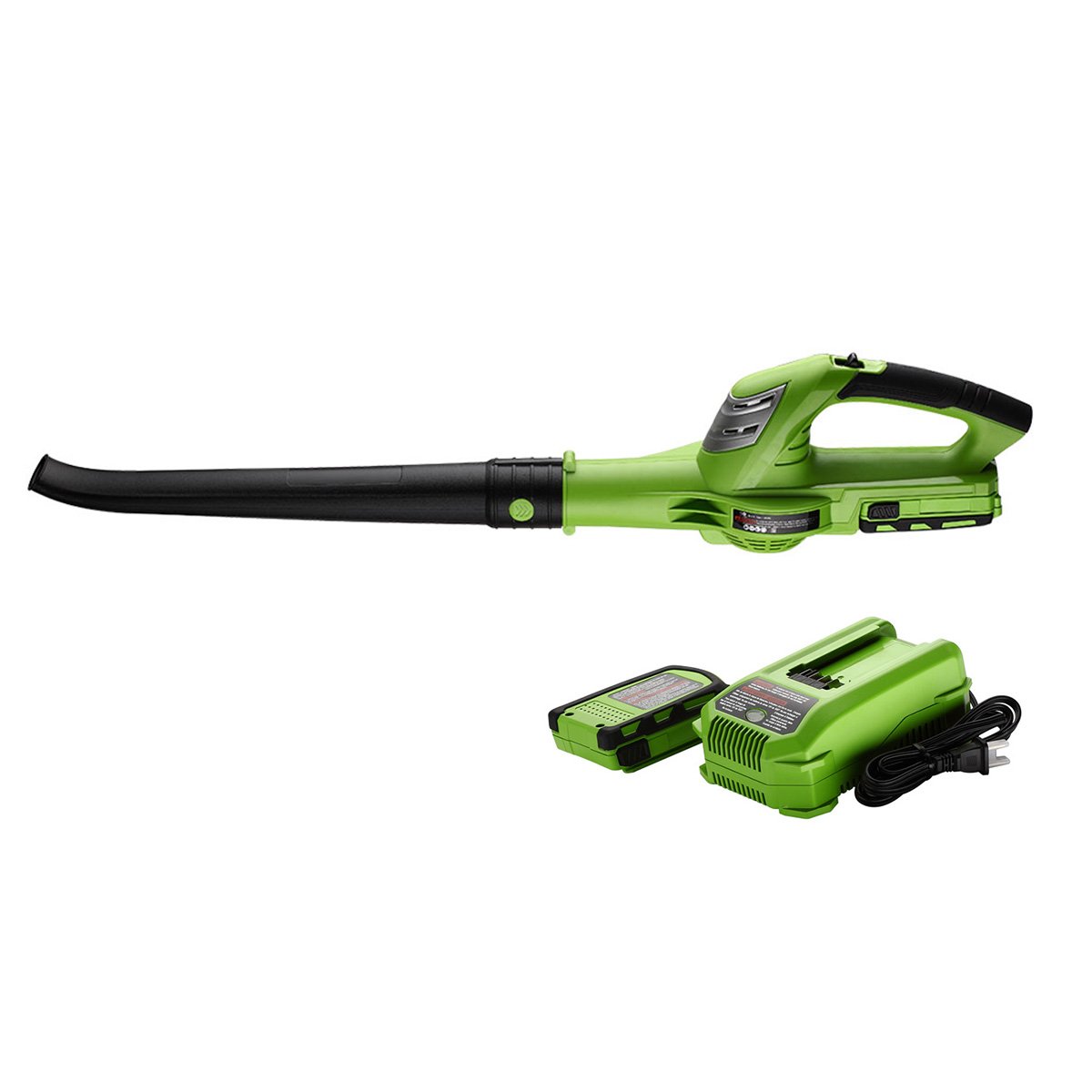 Best Partner 18-Volt Lithium Ion Cordless Leaf Blower,Light-Weight,Single Speed,130 MPH with Battery and Charger