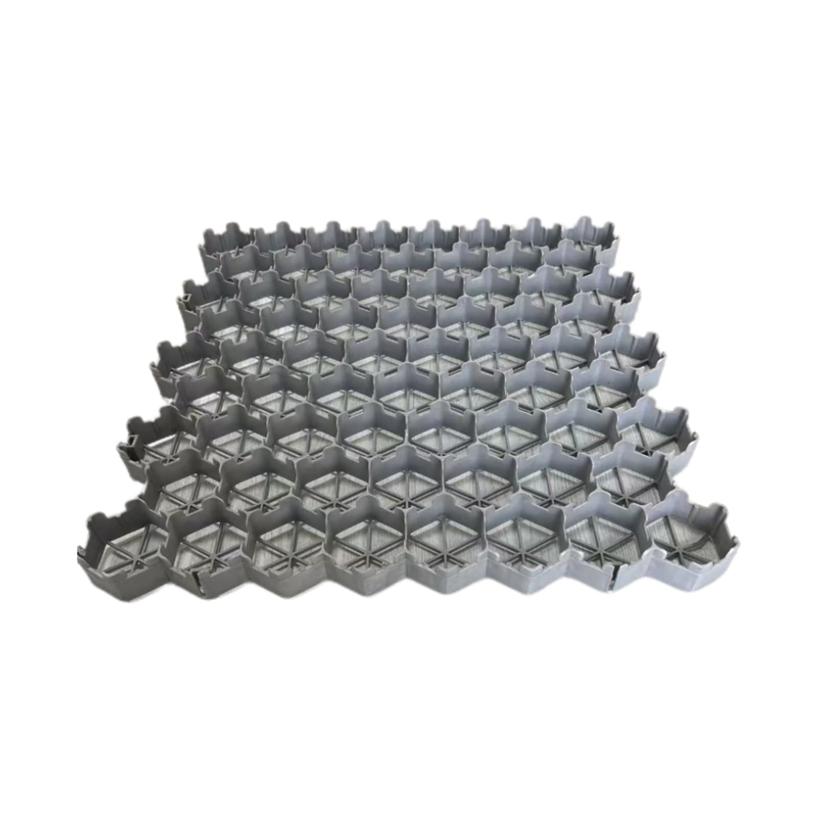 Kratka stabilizatora podjazdu, plastikowa mata do żwiru i trawy do krajobrazu, murawy, parkingów, 12 sztuk (4 cm, kolor 1)