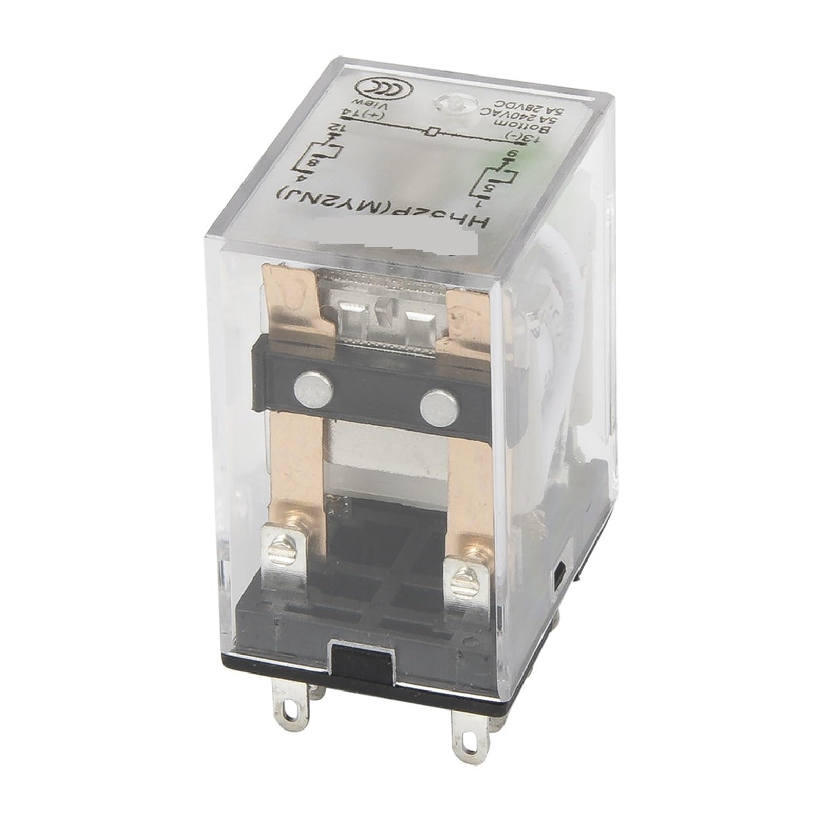 Relé electromecánico HH52P serie MY2 NJ indicador LED 24V interruptor