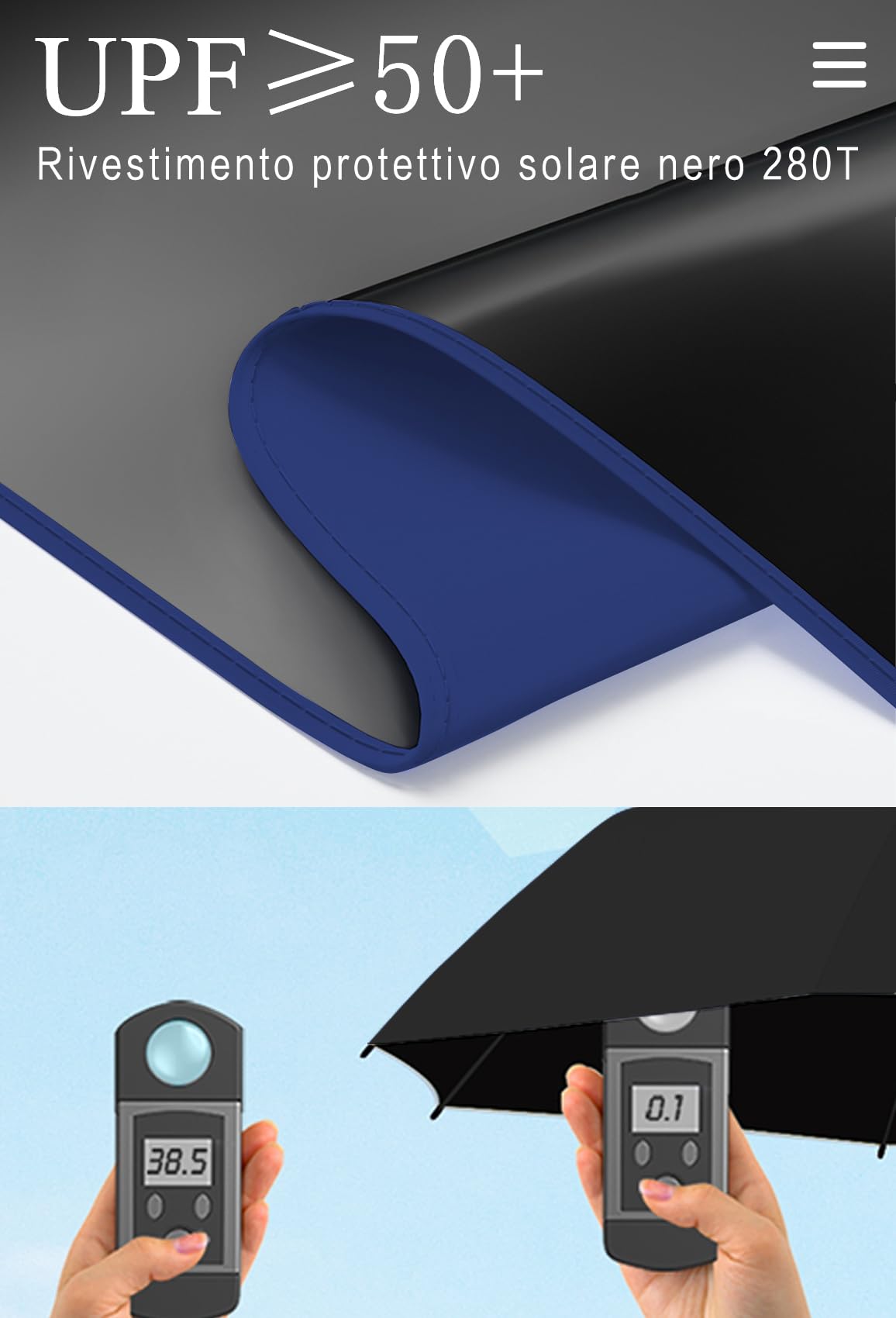 Moorrlii Travel Mini Ombrello per Borsa Con Caso-Piccolo Compatto Ombrello UV Protezione Sole-Leggero Piccolo Ombrello Tasca Con Caso Per Donne, Ragazze