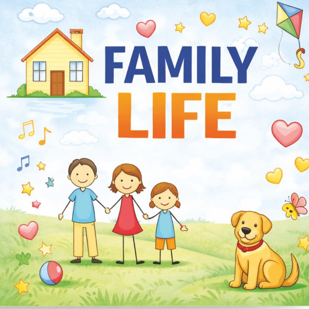 Family Life Word Search: Word Searches with Easy to Read Print about Family, Jobs, Home and More | 8.5x8.5 Inches, 110 pages | 50+ Puzzles