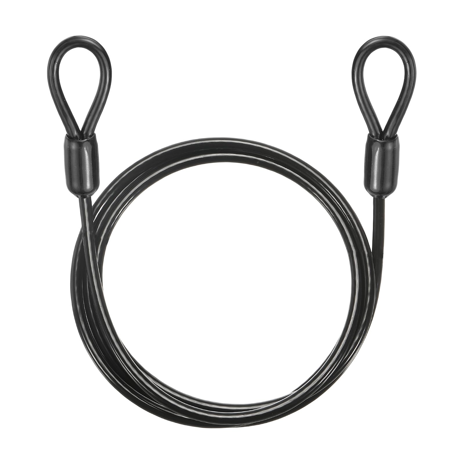 PATIKIL Security Cable Lock (5mm Dia 1.2 Meters 60kg Load, Black)