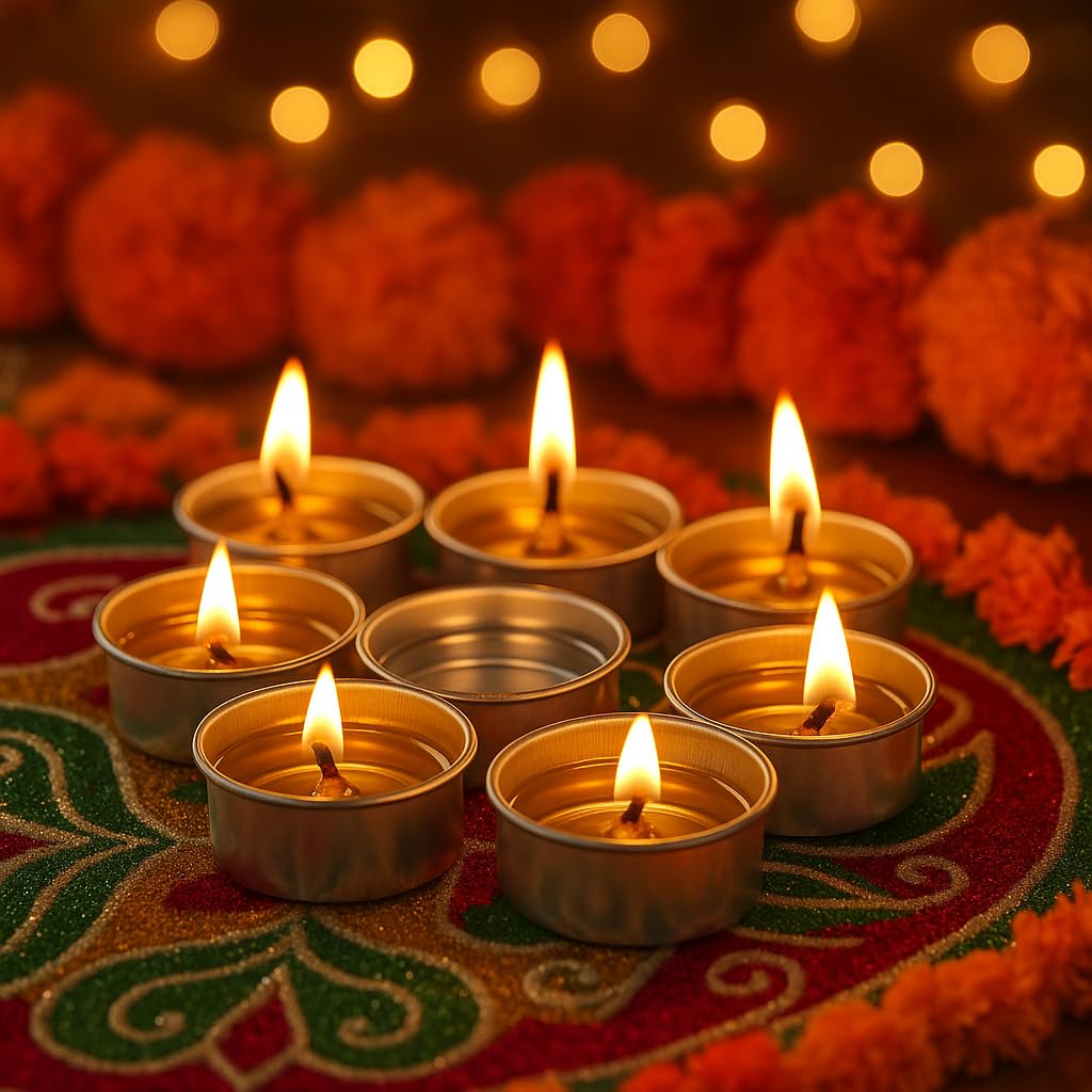 Aluminum Tealight Holders - Diwali & Home Decor -7