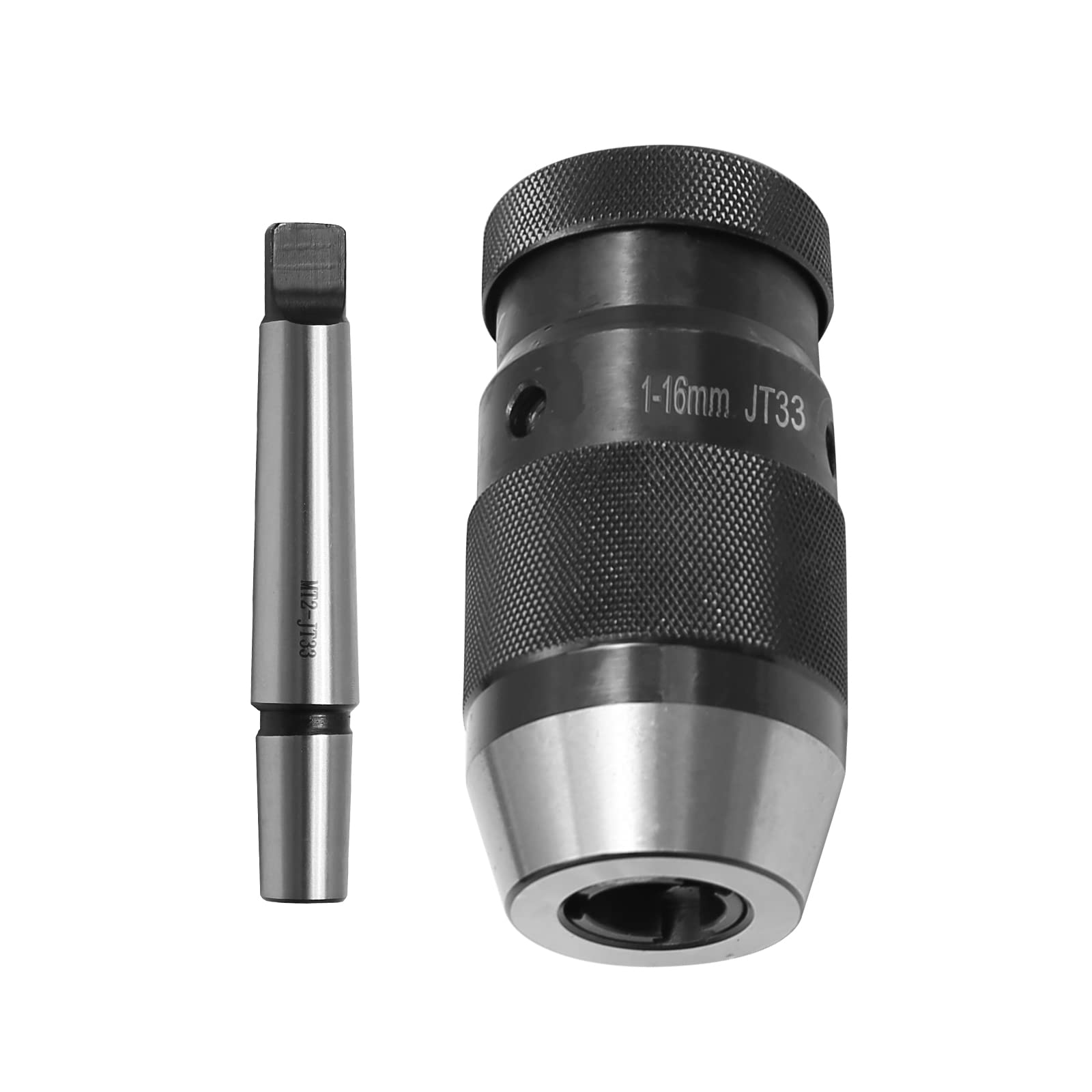 Aynaxcol 1/32"- 5/8" Keyless Super Heavy Duty Drill Press Chuck Replaces for JT33 Mount with MT2-JT33 Drill Chuck Arbor
