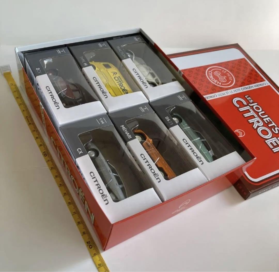 【未使用】シトロエン 100周年記念 スペシャルボックス ミニカー 6個入り 未使用】シトロエン 100周年記念 スペシャルボックス ミニカー 6