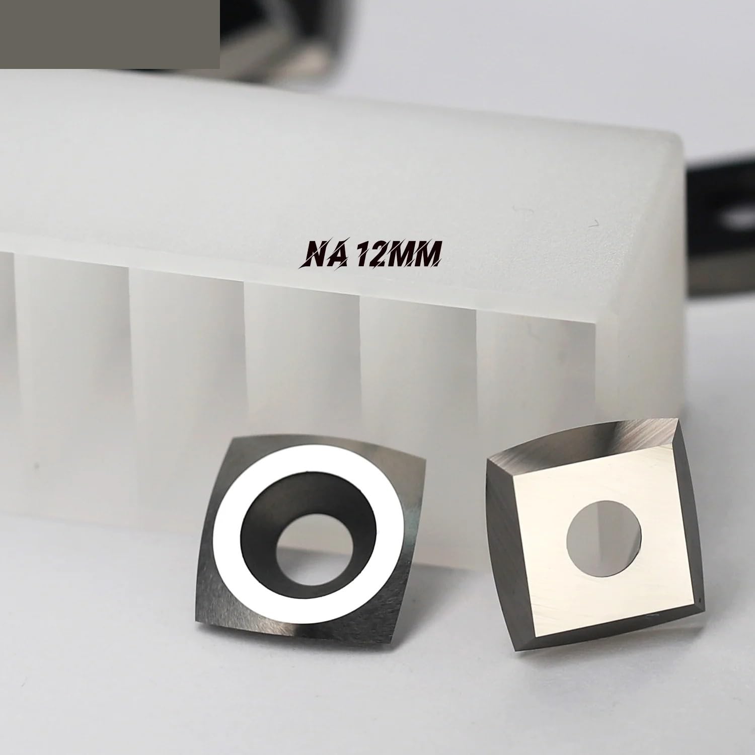 Wymienne wkładki z węglika spiekanego 12 mm, 14 mm, 13 mm i 15 mm kwadratowe wkładki z węglika spiekanego dla narzędzi tokarskich (10 sztuk)(B 13x13x2.5-10 szt.)