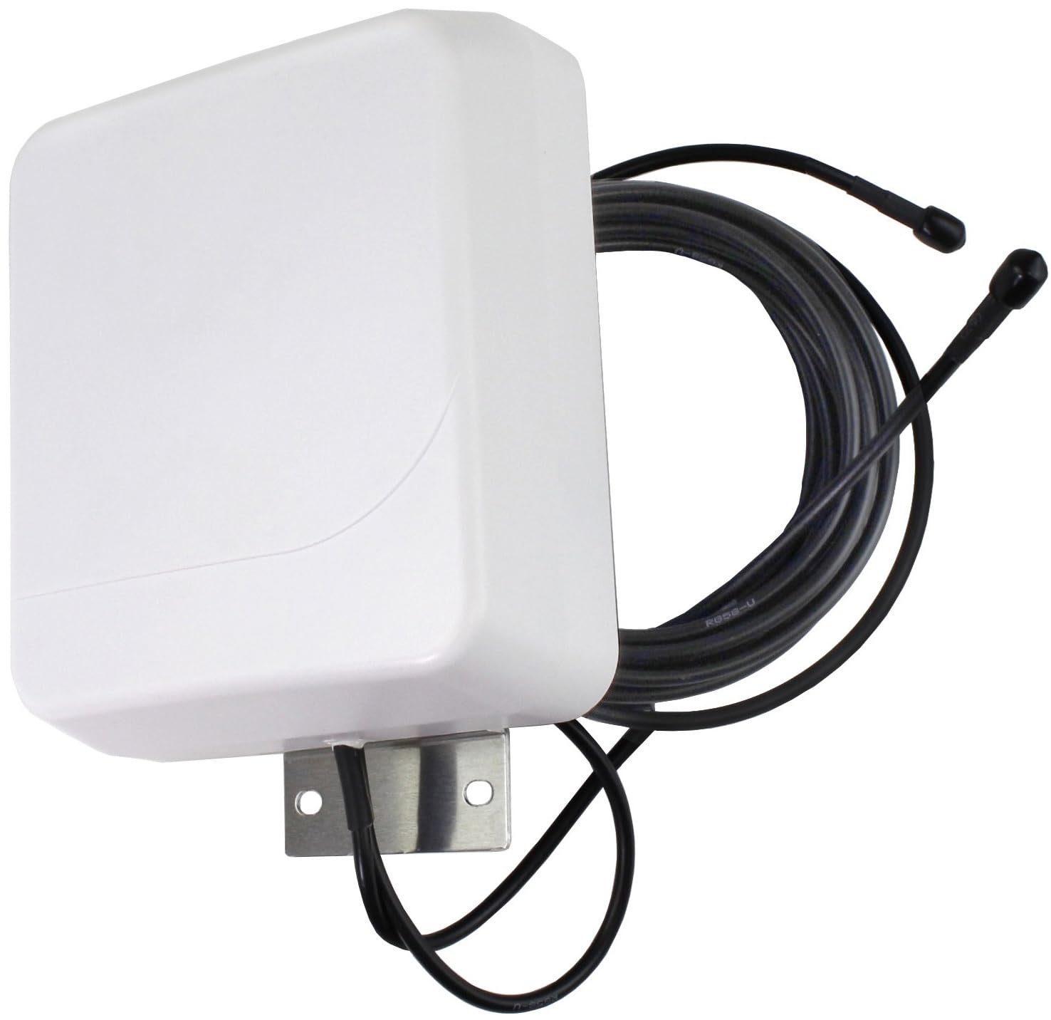 5G LTE Antenne Außenantenne Xoro 2348 Multiband Duo Antenne 5G / 4G / 3G MiMo 2X 9 dBi max. Verstärkung Wetterfest Outdoor für LTE Router mit SMA Anschluss für alle Netze 690-3800 MHz