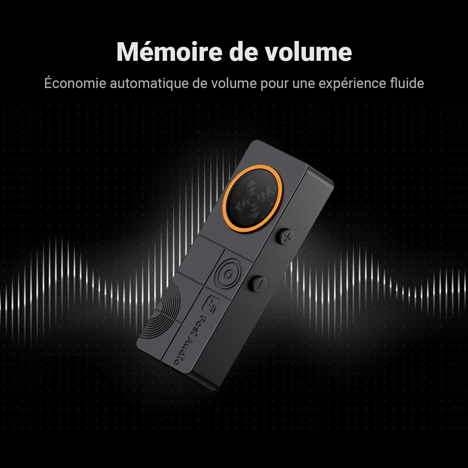 Fosi Audio DS3 Dongle Amplificateur DAC USB-C, Ampli Casque Portable avec Audio Spatial 7.1 pour Jeux Vidéo, ES9039Q2M XMOS Powered, 3,5 mm Simple 4,4 mm Symétrique, pour PC/Phone/PS5/Switch (Noir)
